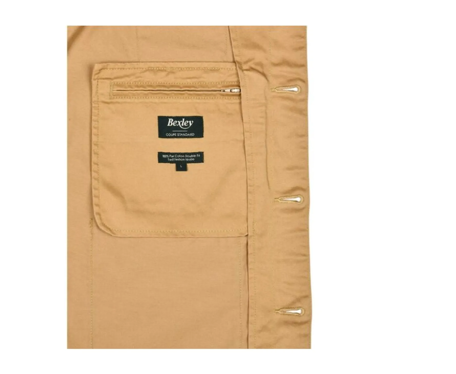 Bexley | Men'S Cotton Jacket Felicien Desert