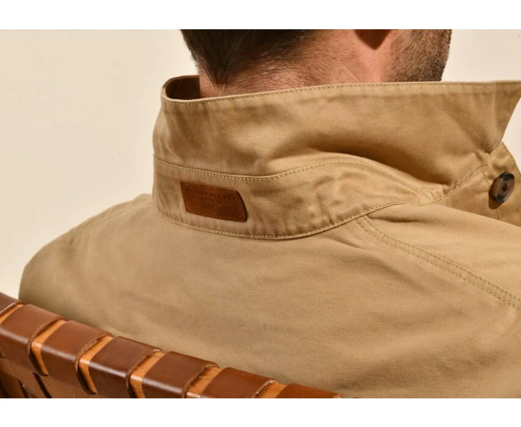 Bexley | Men'S Cotton Jacket Felicien Desert