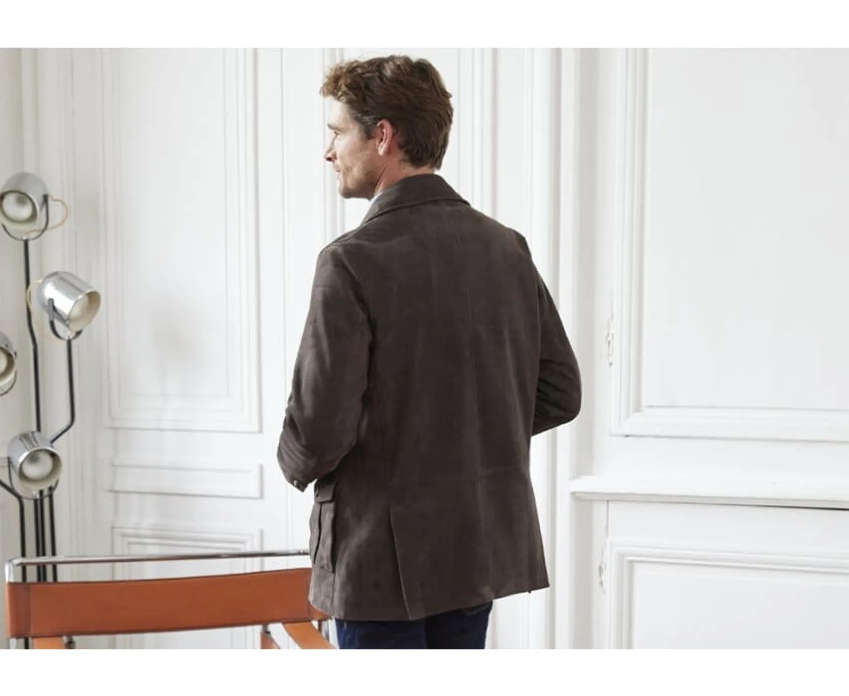 Bexley | Men'S Dark Safari Jacket Fremond Brown