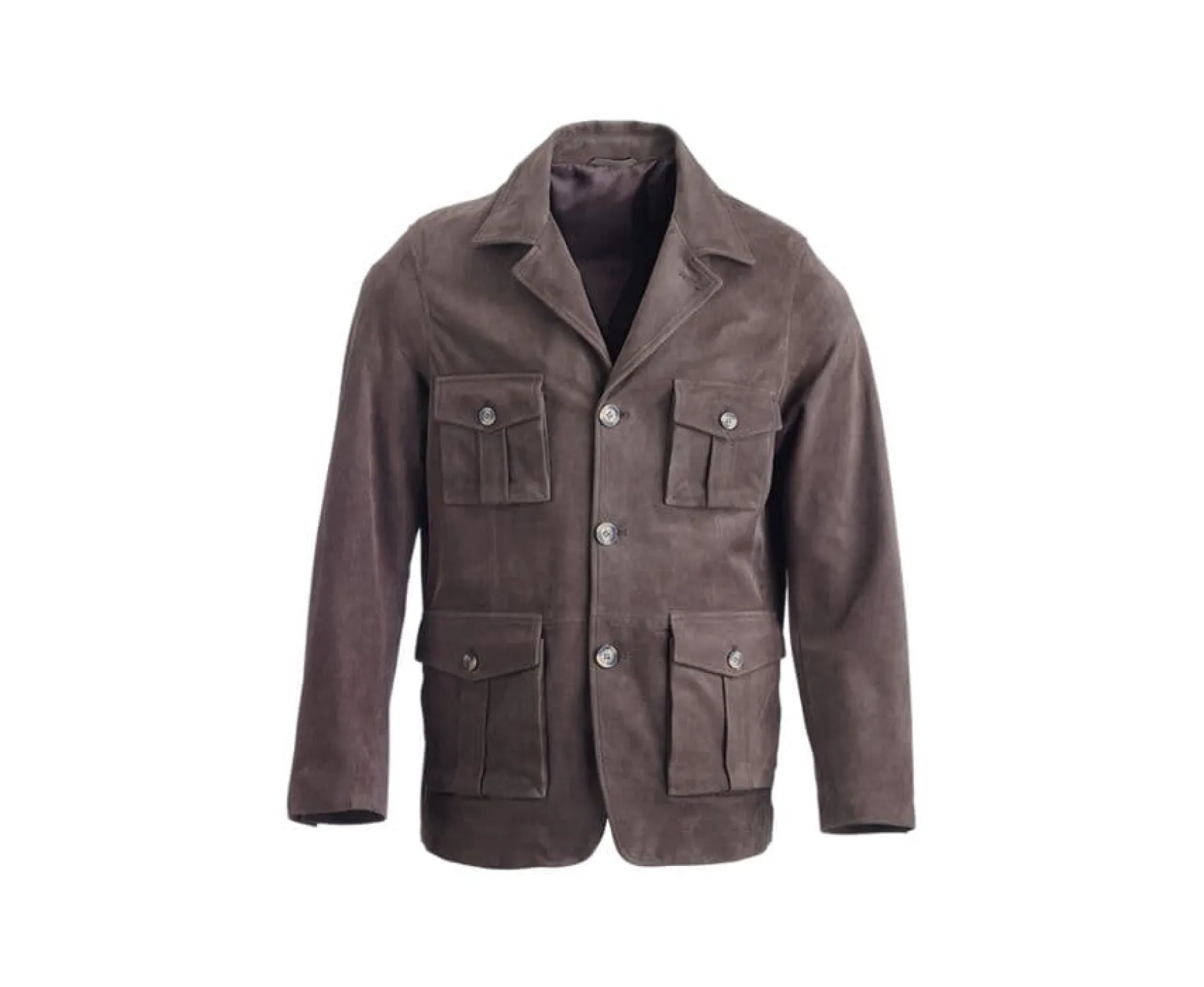 Bexley | Men'S Dark Safari Jacket Fremond Brown