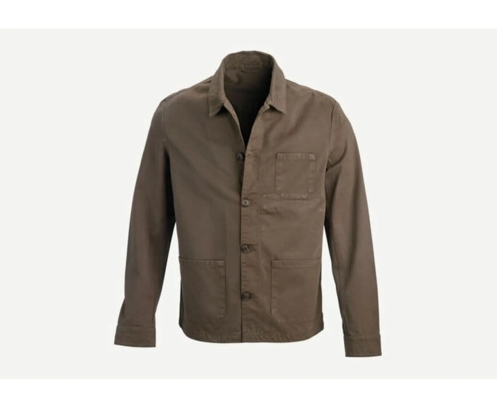 Bexley | Men'S Dark Taupe Cotton Jacket Felicien Dark Taupe Ii