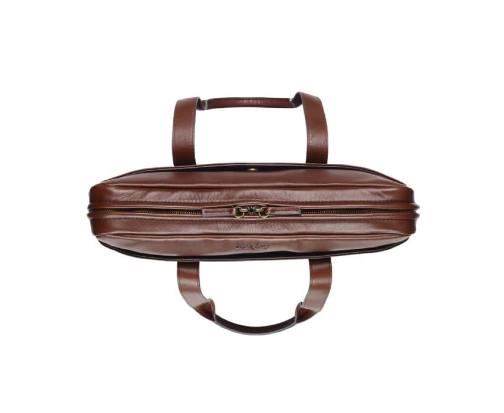 Bexley | Men'S Leather Briefcase Harwinton Cognac