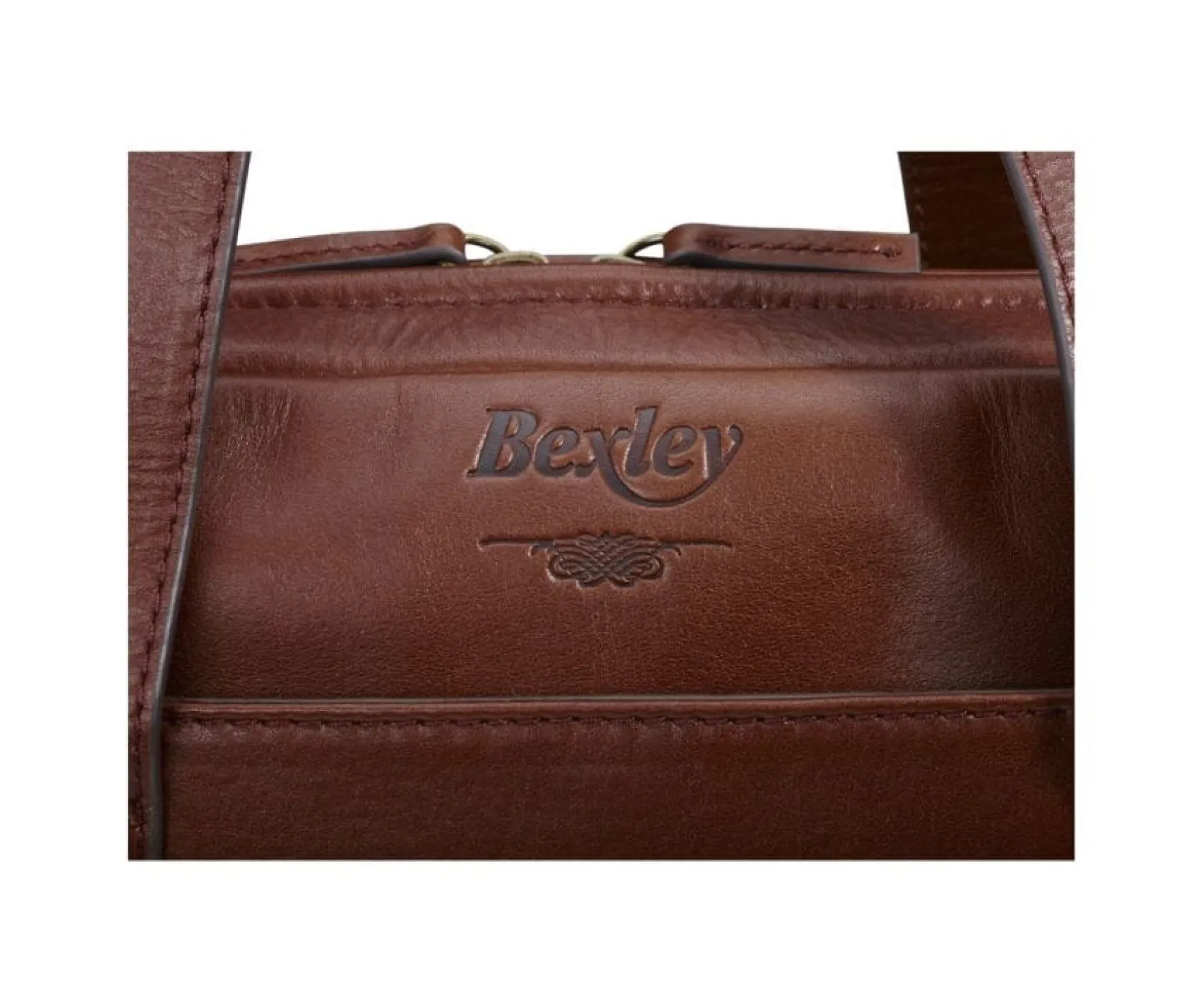 Bexley | Men'S Leather Briefcase Harwinton Cognac