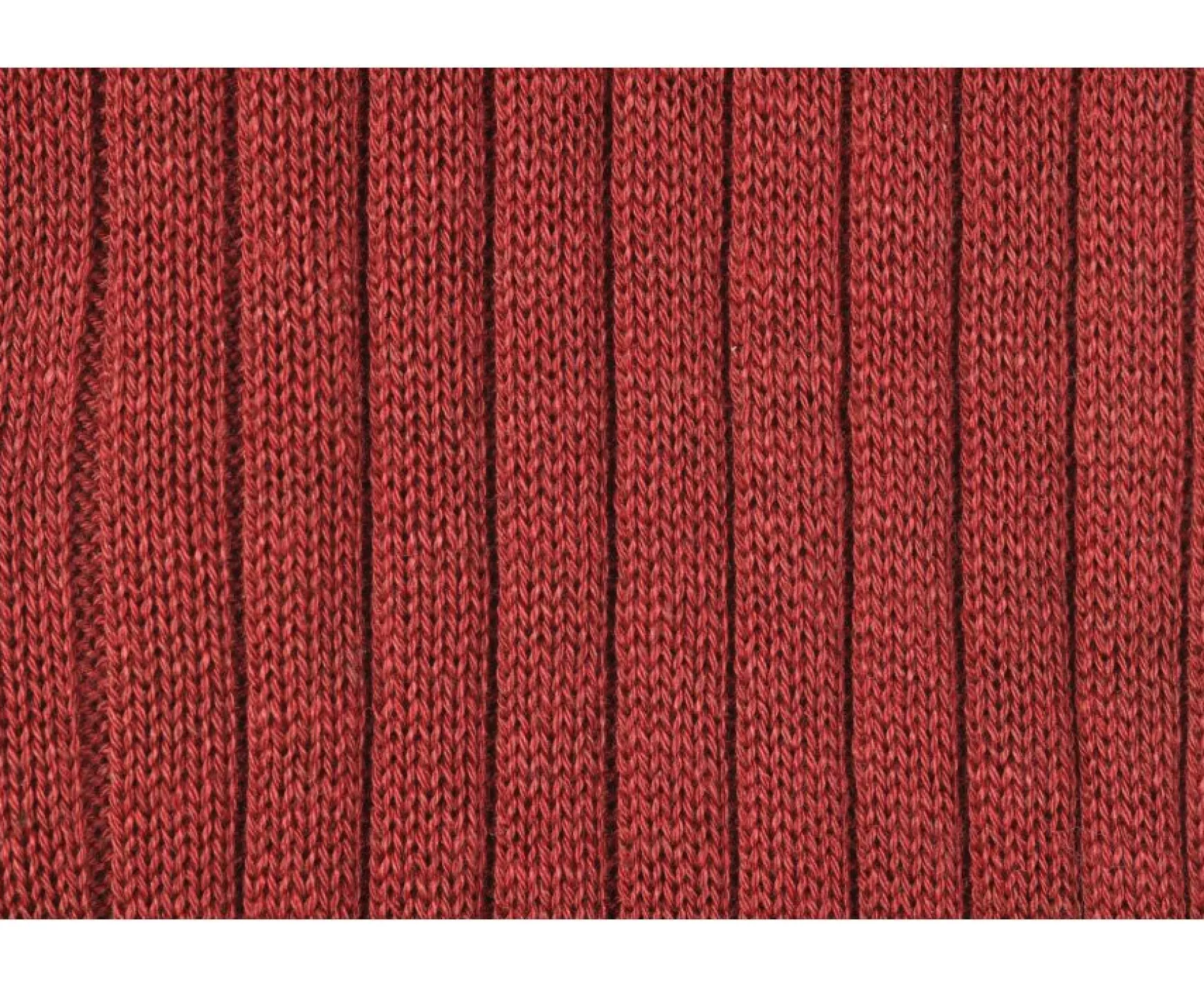 Bexley | Men'S Mercerised Cotton Socks Red Melange