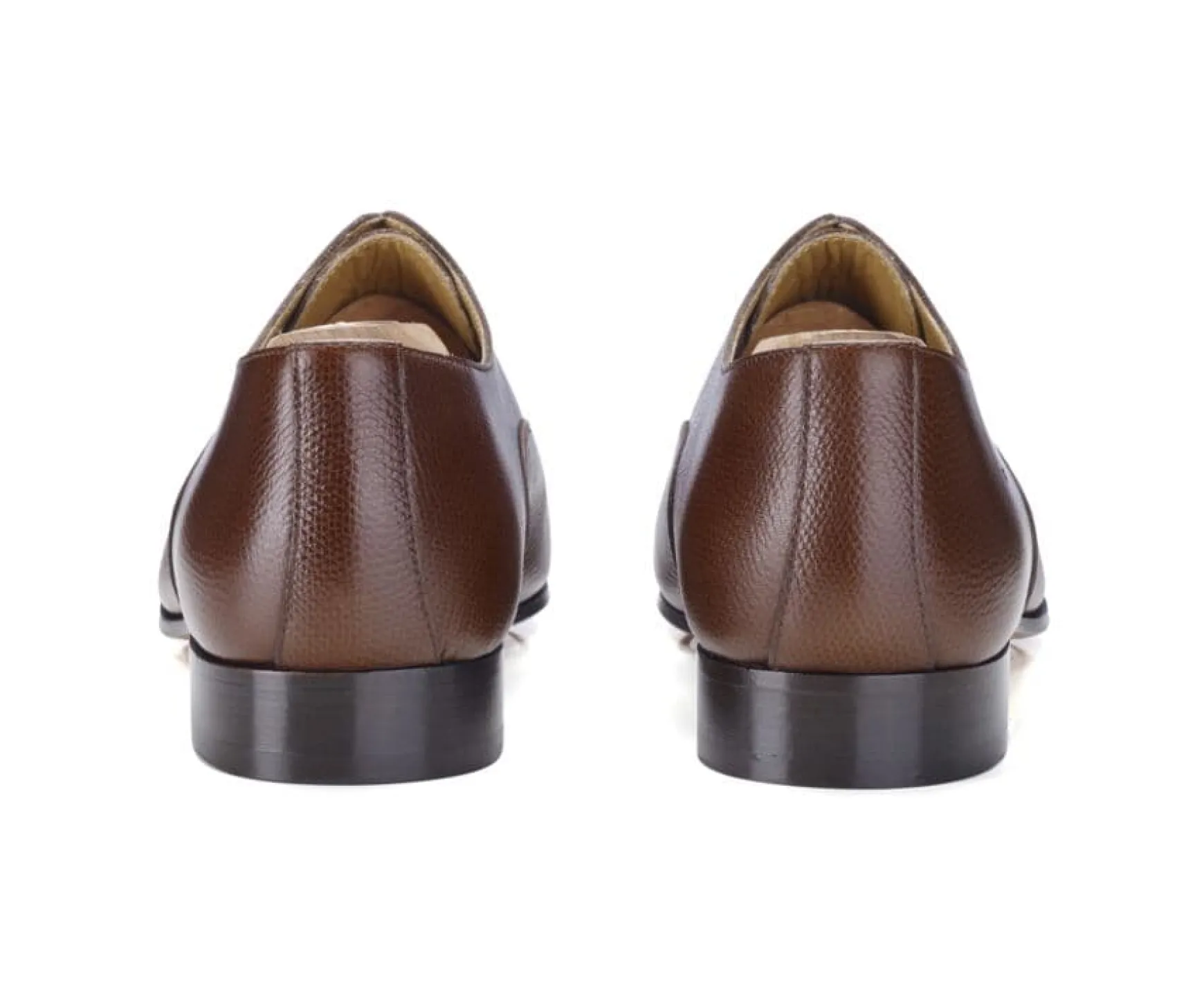 Bexley Oxford Shoes | Men'S Oxford Shoes - Leather Outsole - Brisbury | Sweet Chestnut Grained Leather