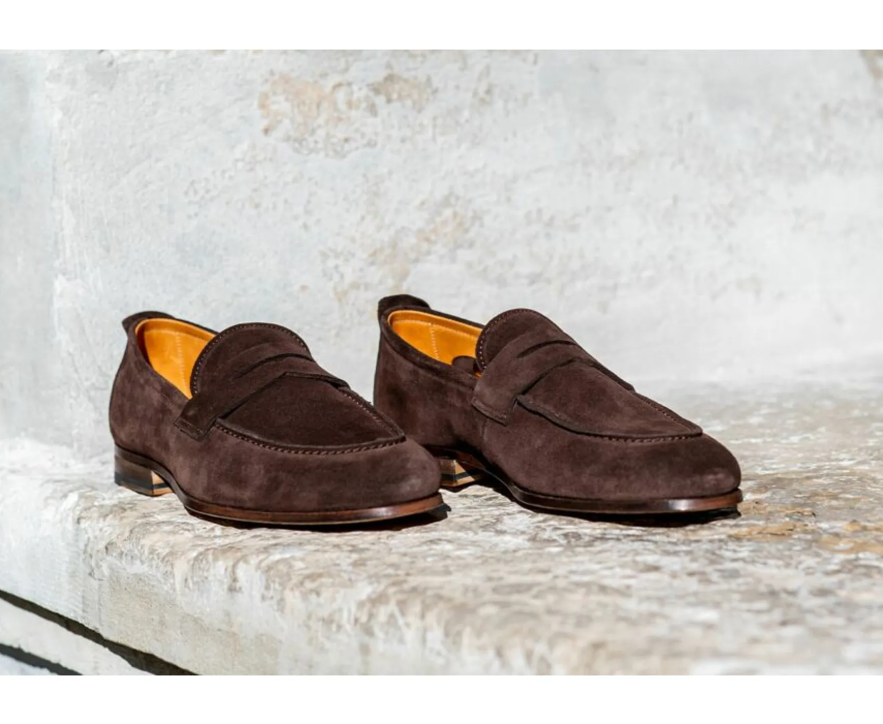 Bexley Loafers | Men'S Penny Loafers Cevio Bitter Chocolate Suede