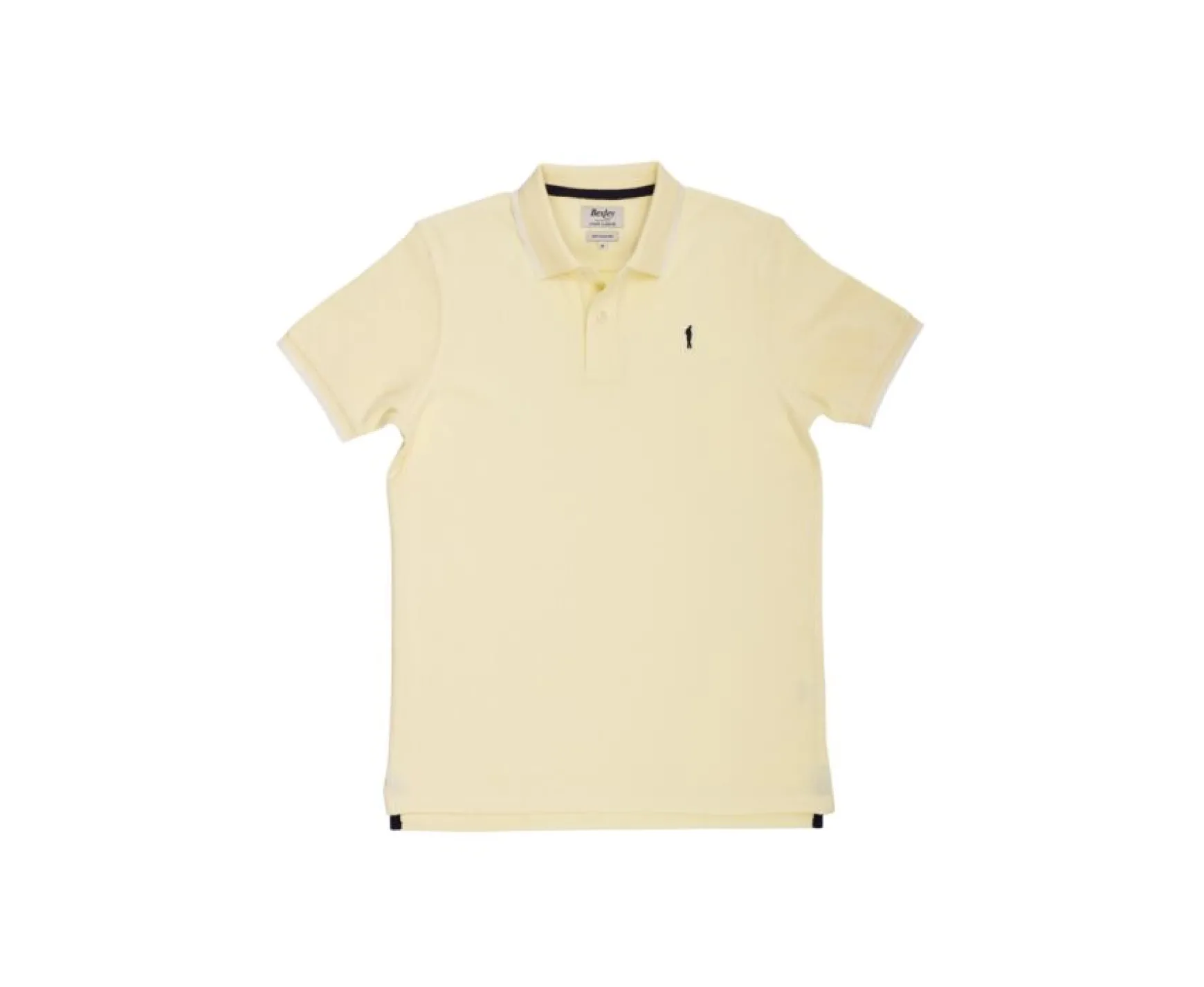 Bexley Adjusted Fit | Men'S Polo Shirt Adney Yellow And White