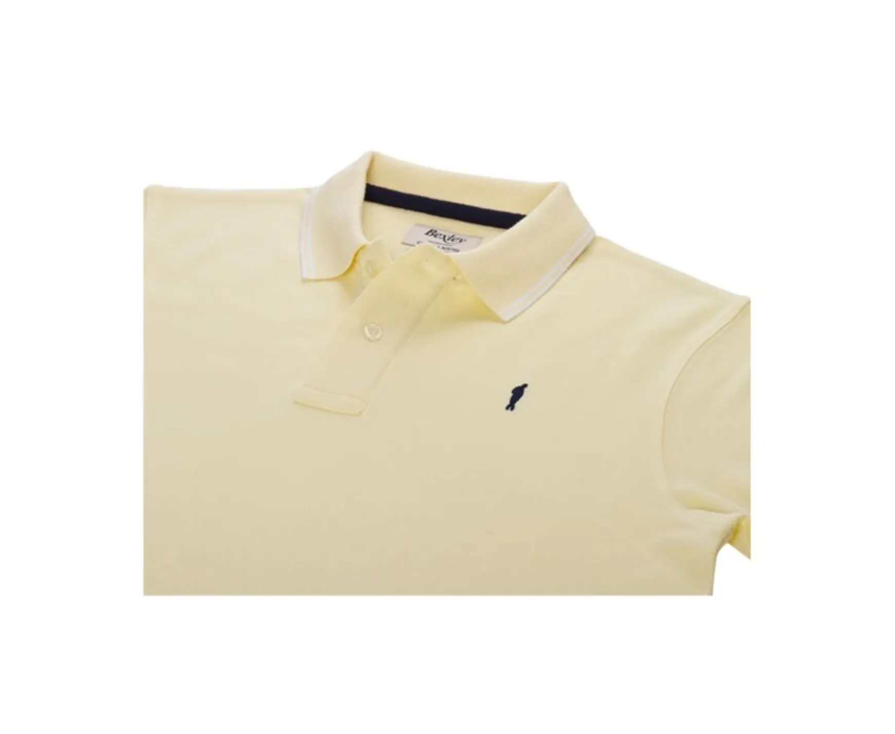 Bexley Adjusted Fit | Men'S Polo Shirt Adney Yellow And White