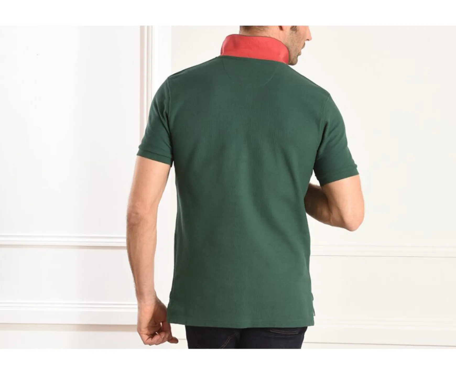 Bexley Adjusted Fit | Men'S Polo Shirt Andy Ii Dark Green