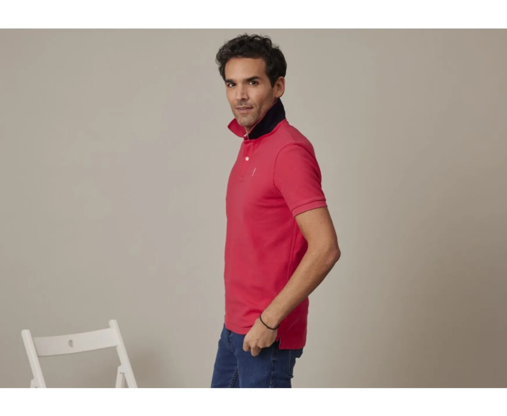 Bexley Adjusted Fit | Men'S Polo Shirt Andy Ii Fuchsia