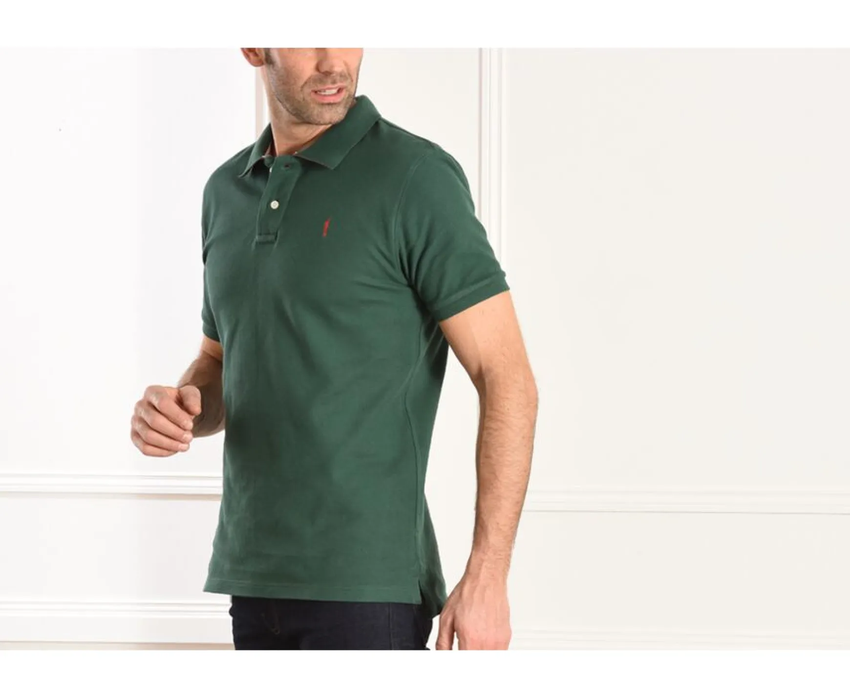 Bexley Adjusted Fit | Men'S Polo Shirt Andy Ii Dark Green