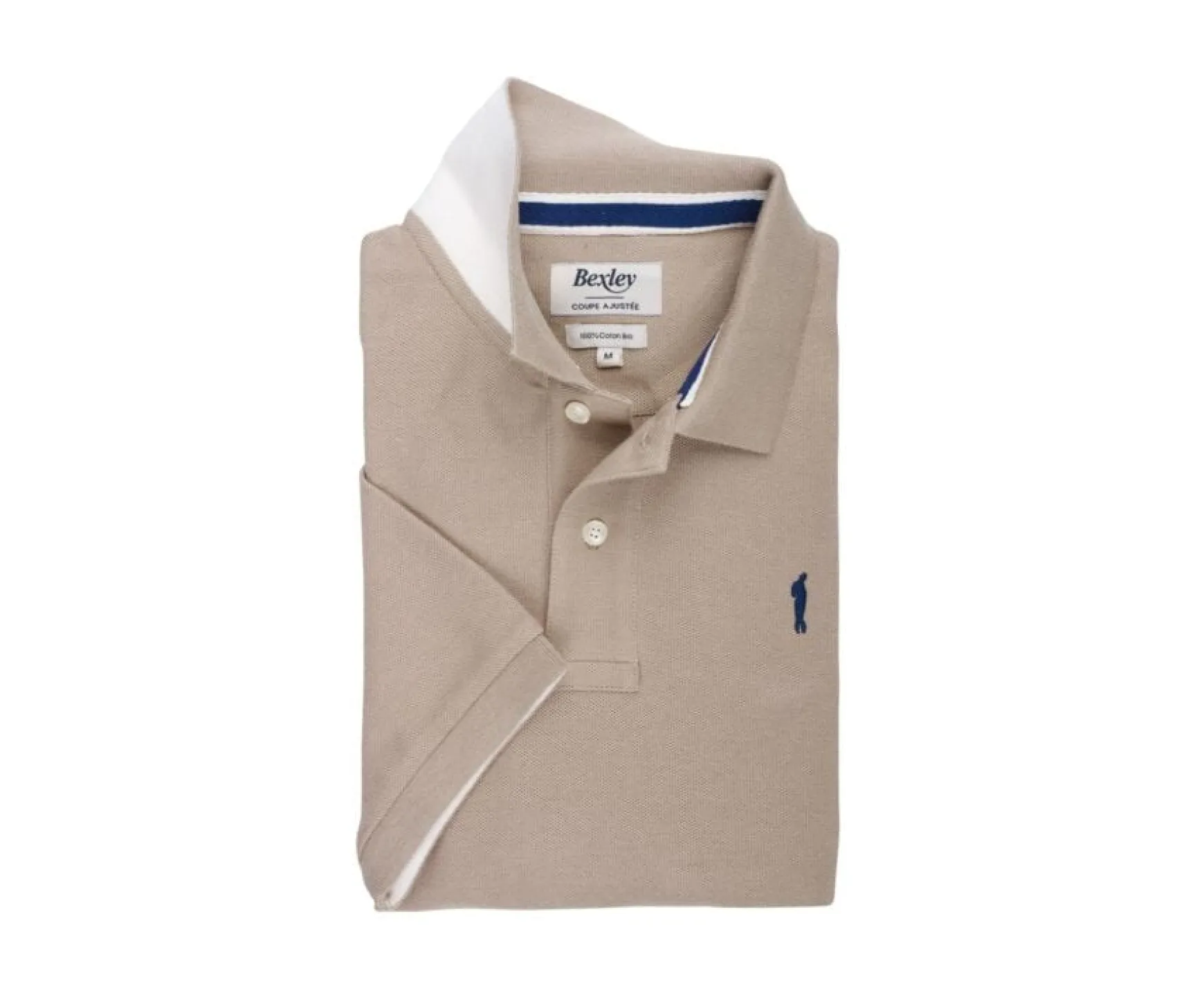 Bexley Adjusted Fit | Men'S Polo Shirt Andy Ii Beige