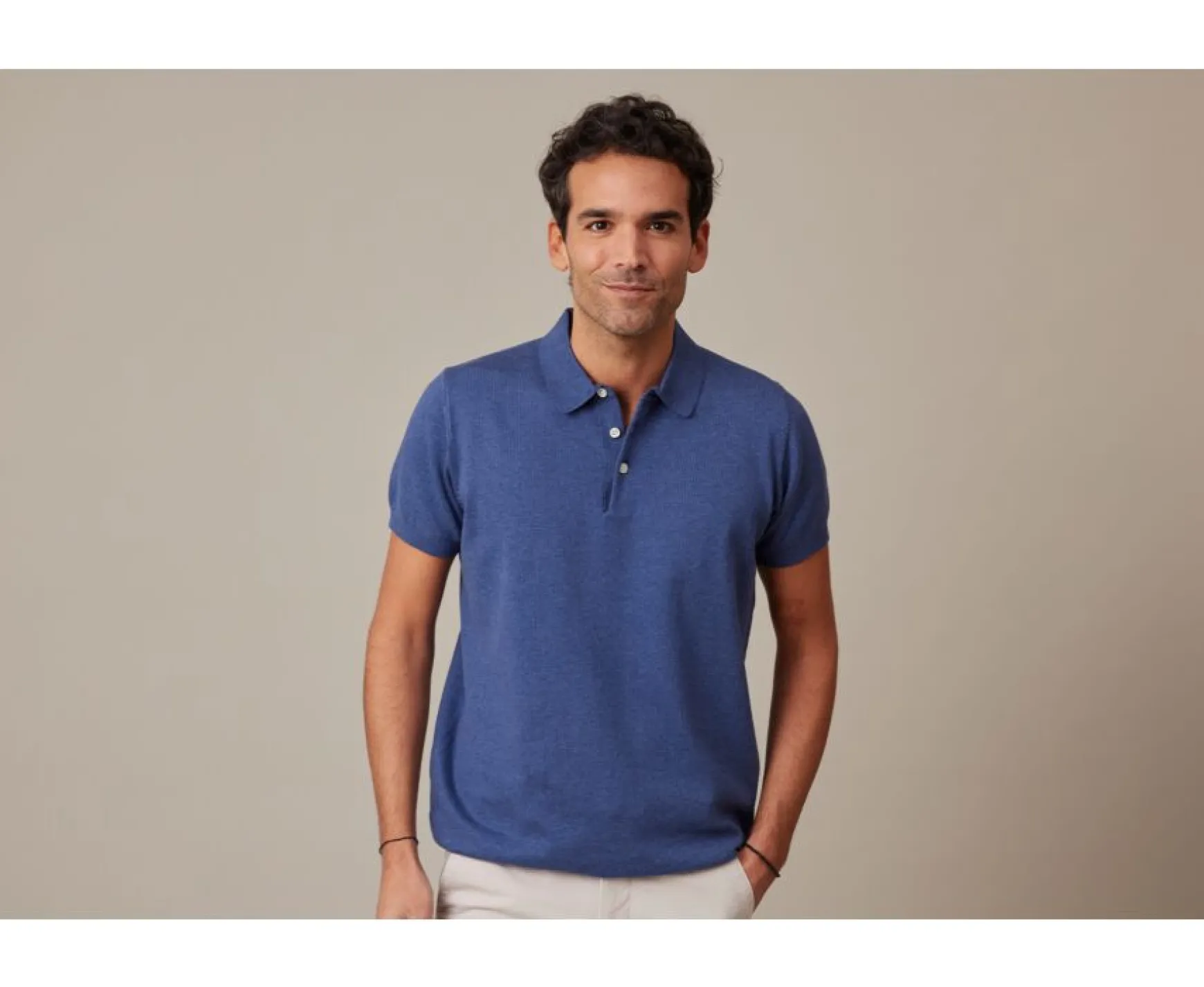 Bexley Adjusted Fit | Men'S Polo Shirt Braiden Blue Ocean