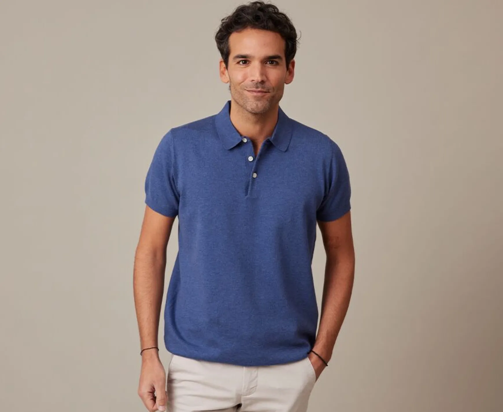 Bexley Adjusted Fit | Men'S Polo Shirt Braiden Blue Ocean