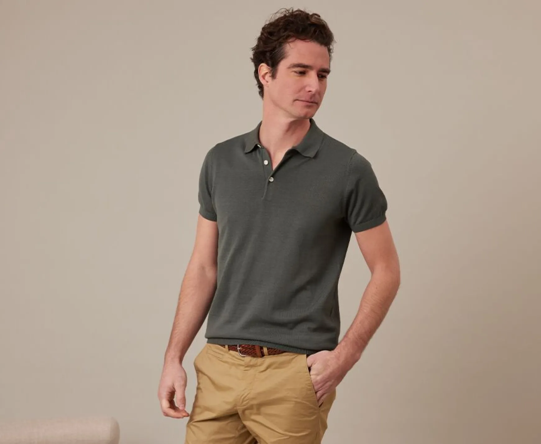 Bexley Adjusted Fit | Men'S Polo Shirt Braiden Dark Green