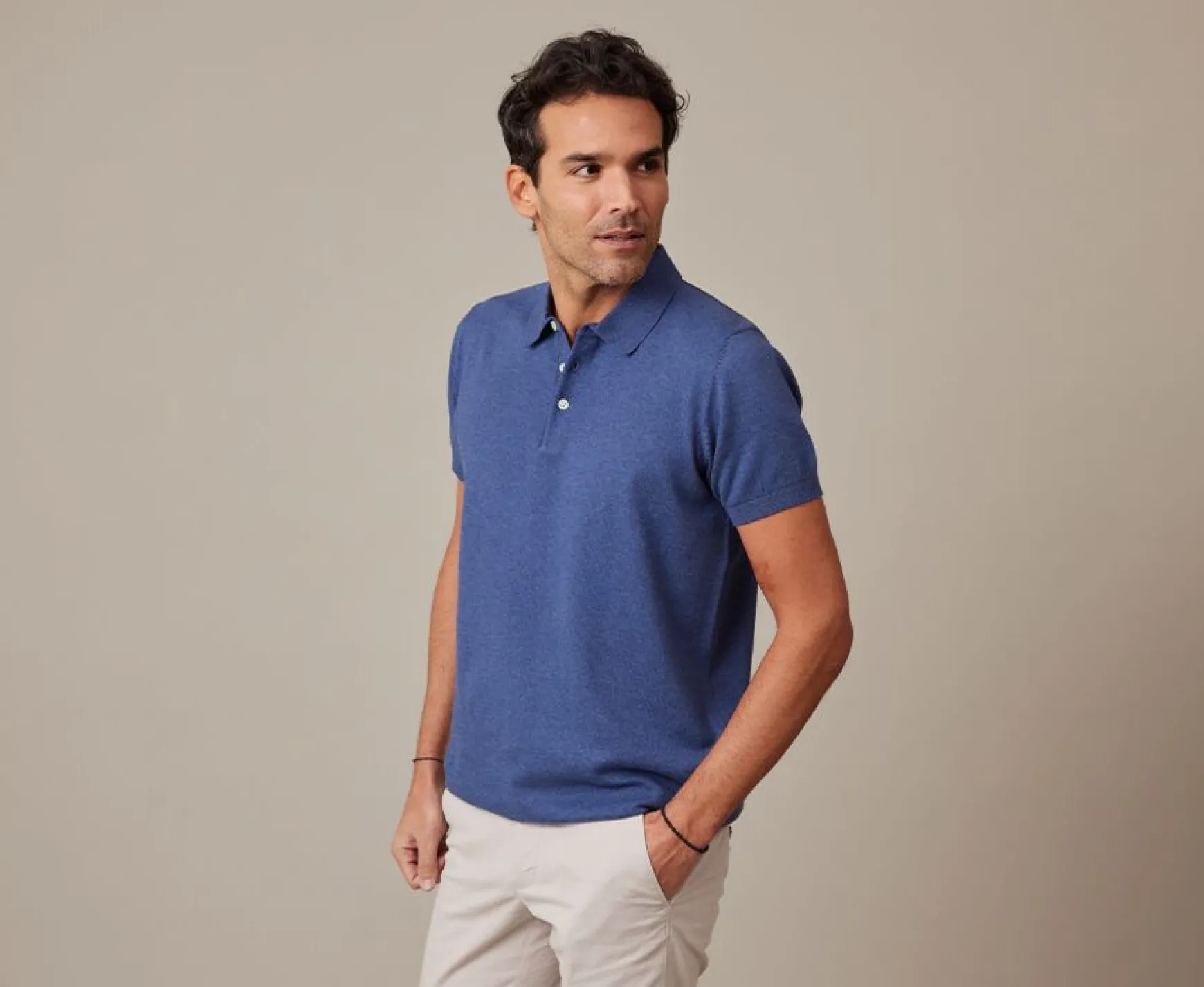 Bexley Adjusted Fit | Men'S Polo Shirt Braiden Blue Ocean