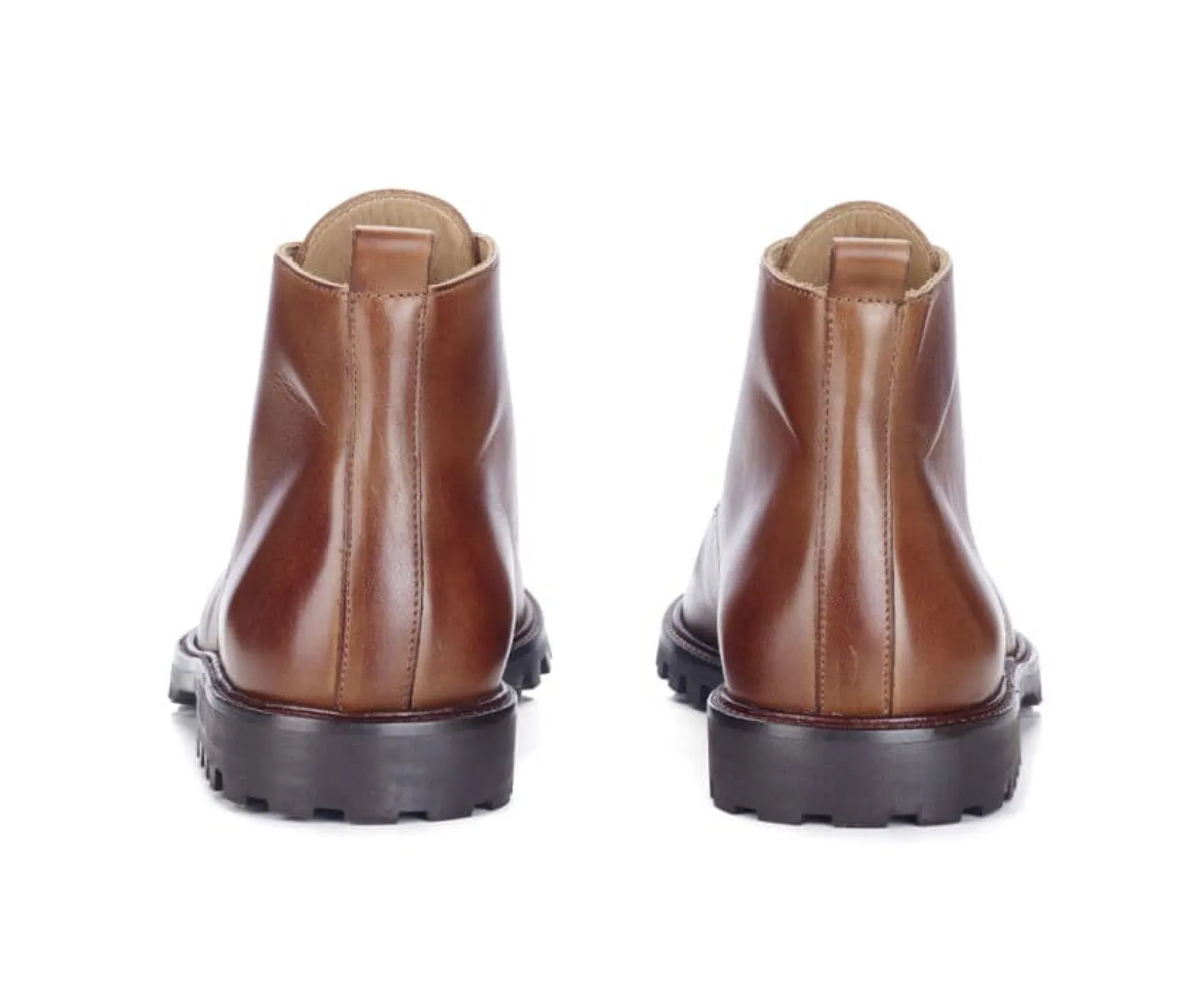Bexley Boots Shoes | Men'S Rubber Outsole Boots Cognac Patina - Canfield Gomme | Patina Cognac