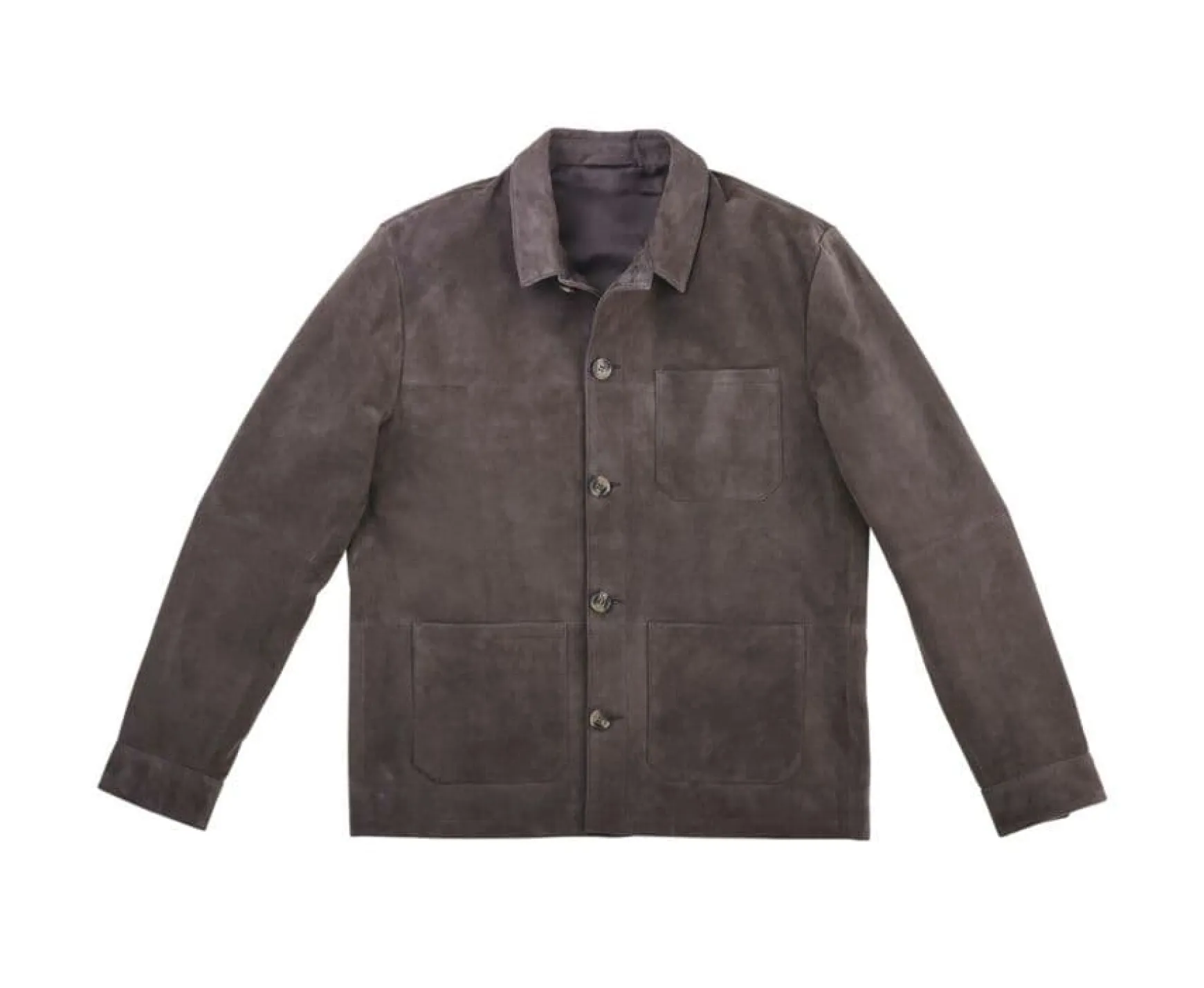Bexley | Men'S Suede Leather Jacket Faustin Brown