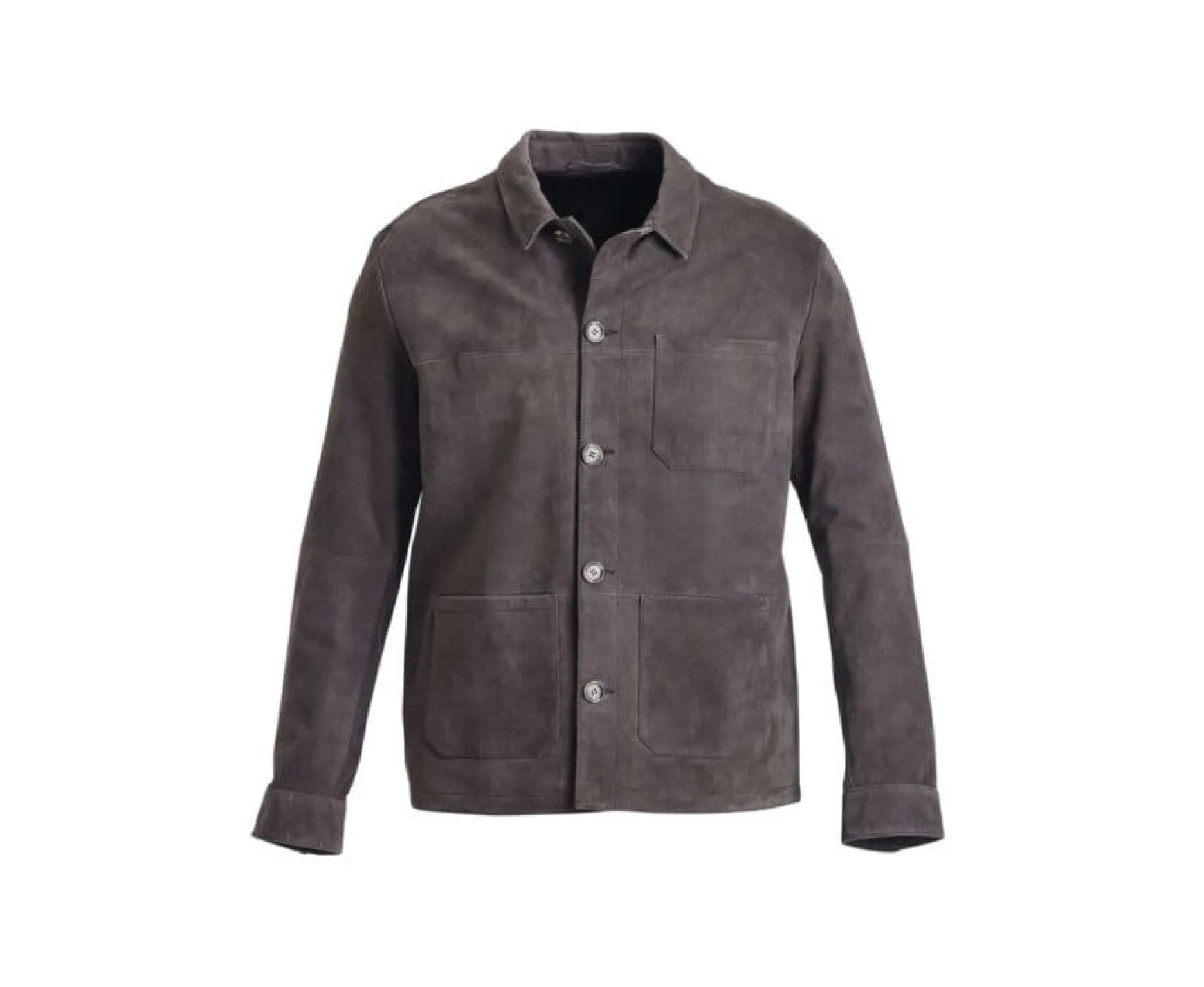 Bexley | Men'S Suede Leather Jacket Faustin Brown