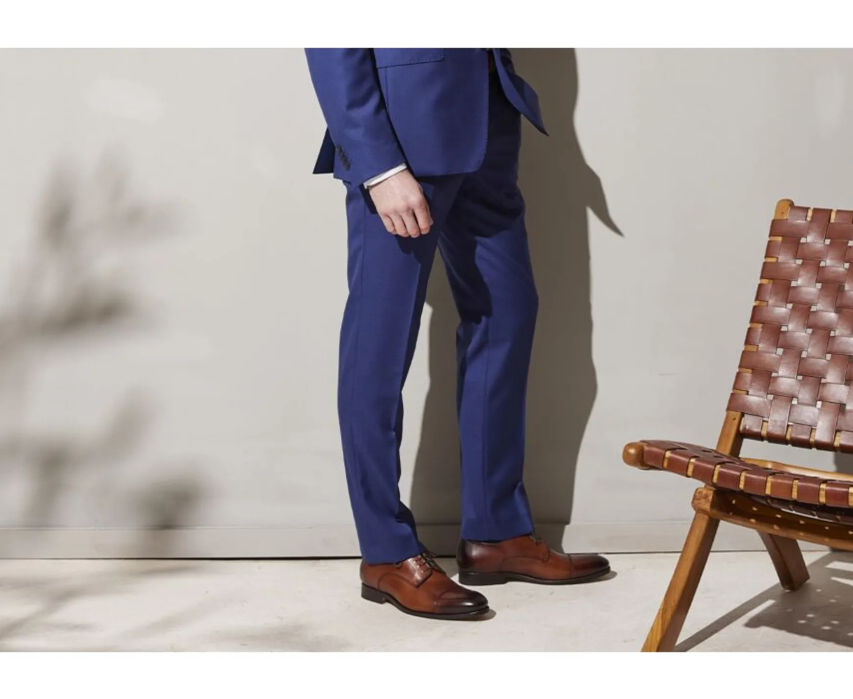 Bexley | Men'S Suit Trousers Lazare Deep Blue