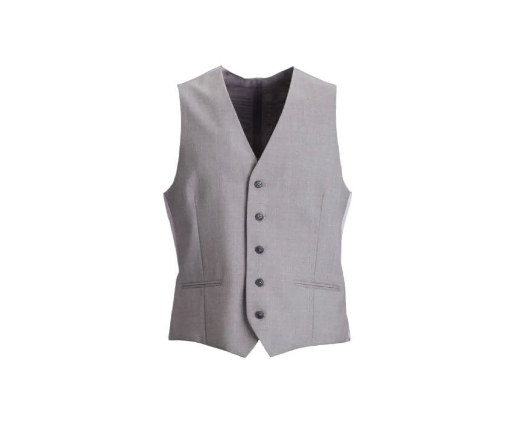 Bexley | Men'S Taupe Melange Suit Waistcoat Lazare Light Taupe Melange