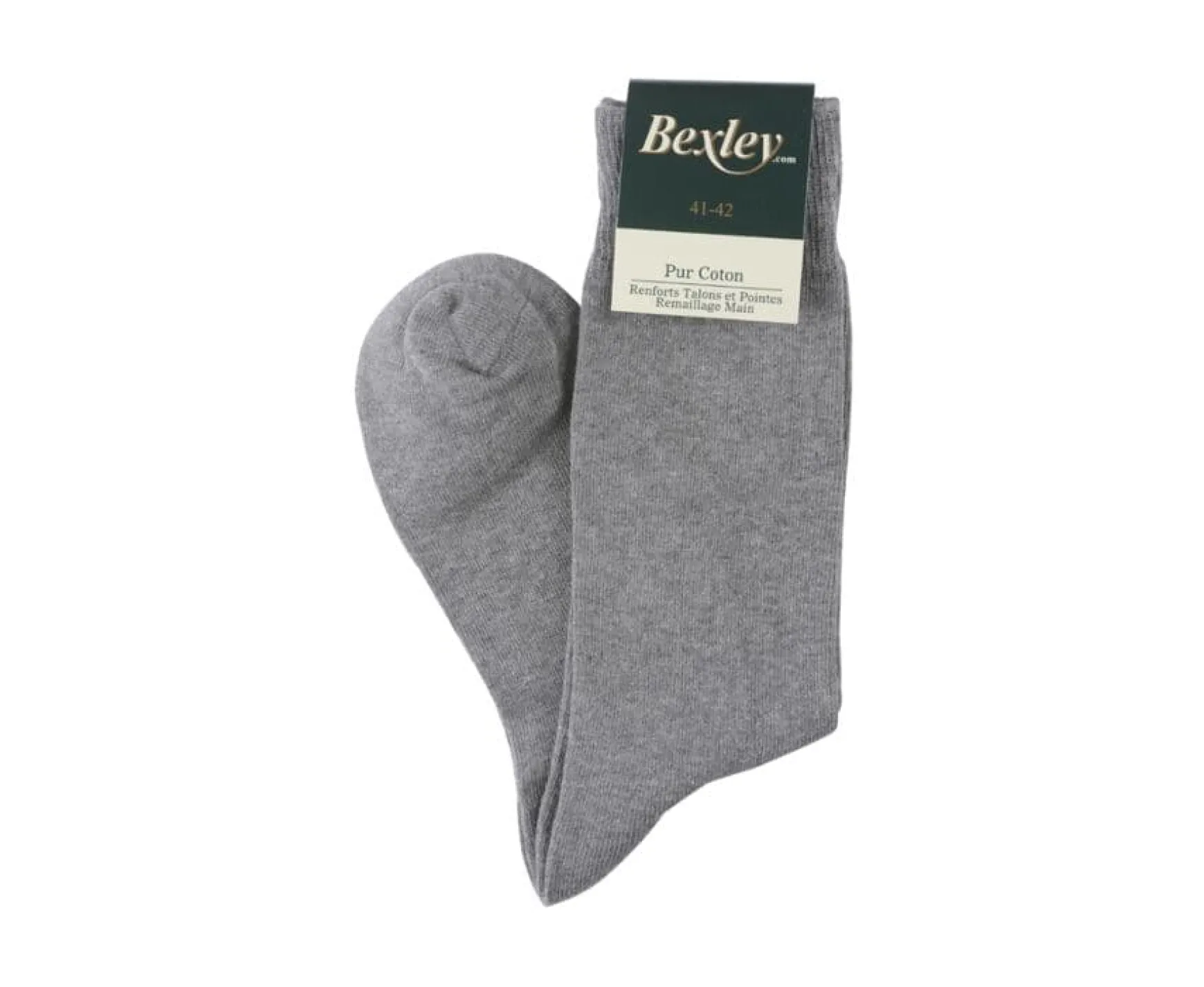 Bexley | Men'S Thick Cotton Socks Grey Melange