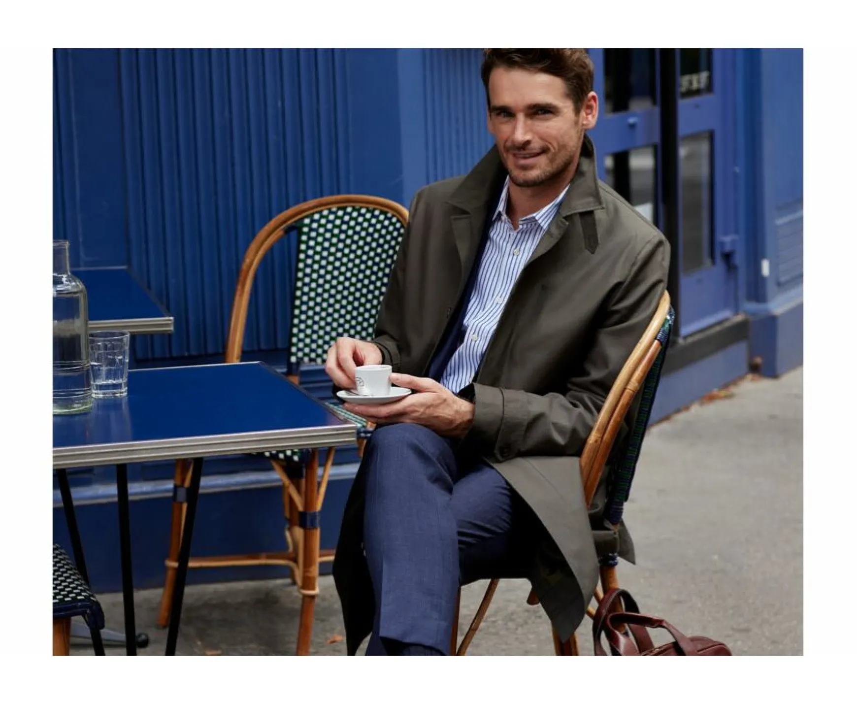 Bexley | Men'S Trench Coat Aurele Ii Khaki