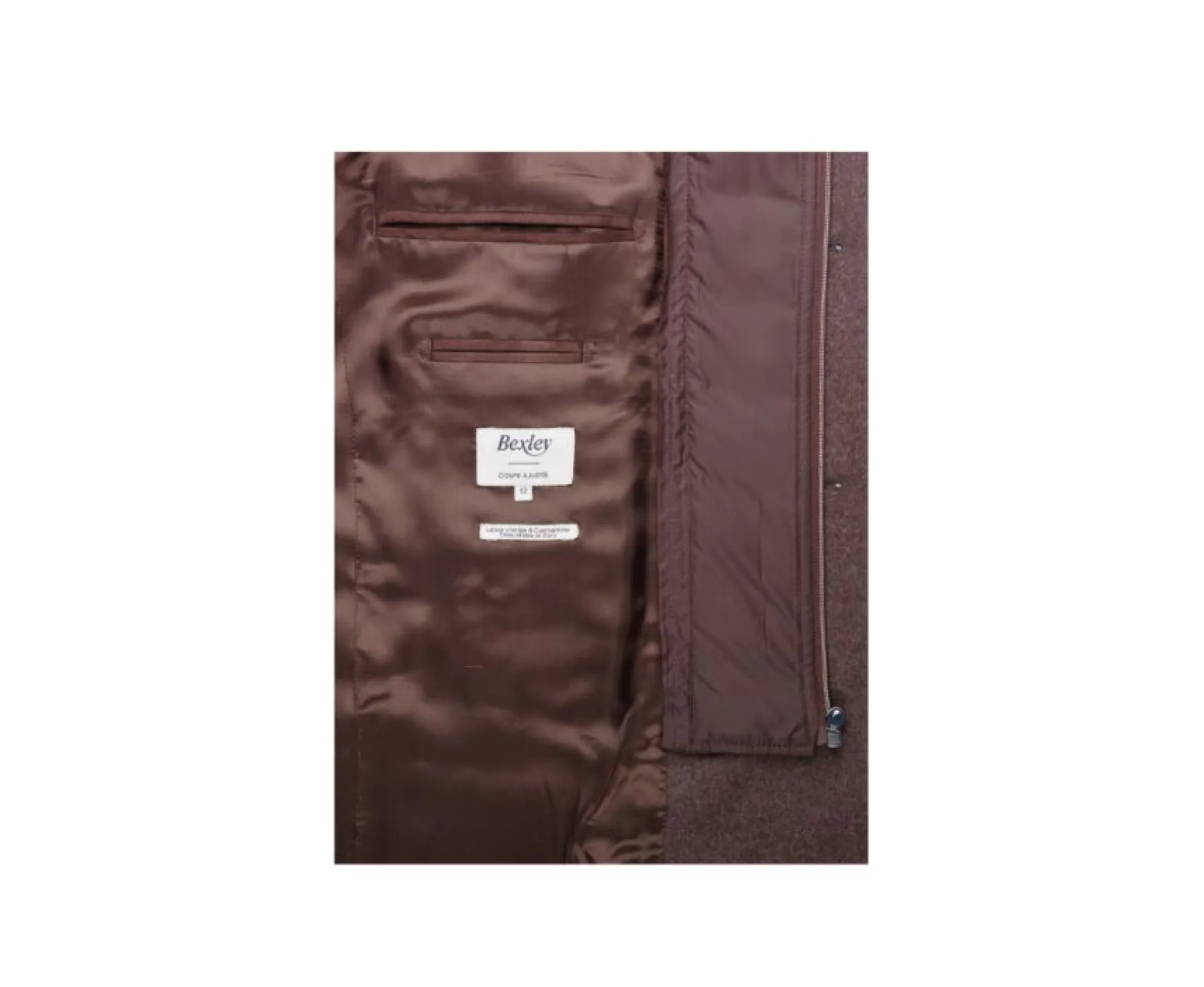 Bexley | Men'S Winter Cashmere Wool Coat Honore Ii Chocolate