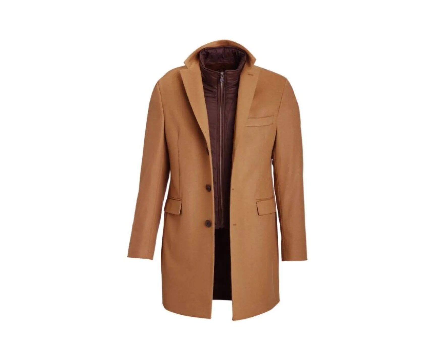 Bexley | Men'S Winter Cashmere Wool Coat Honore Ii Camel