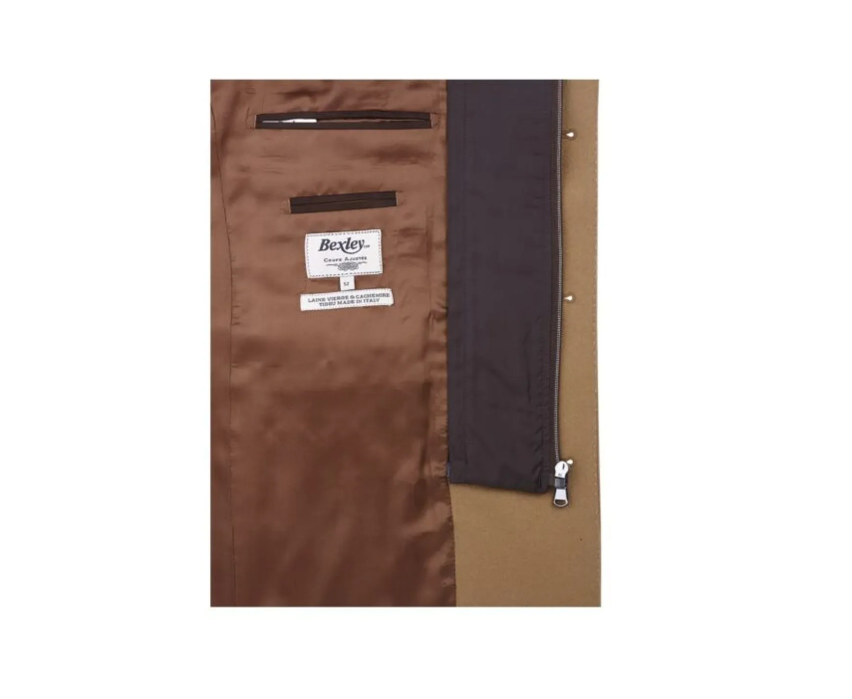 Bexley | Men'S Winter Cashmere Wool Coat Honore Ii Camel