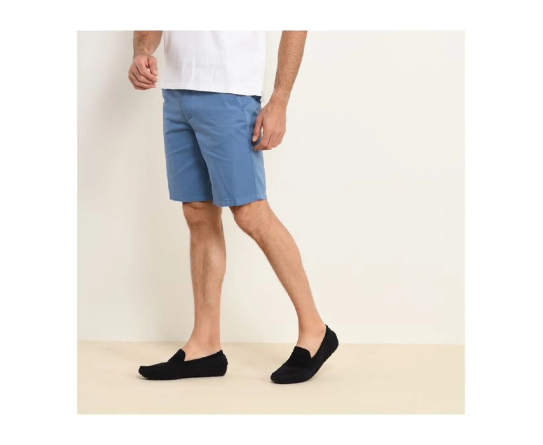 Bexley Chino Shorts | Middle Blue Chino Shorts Barry Blue Means
