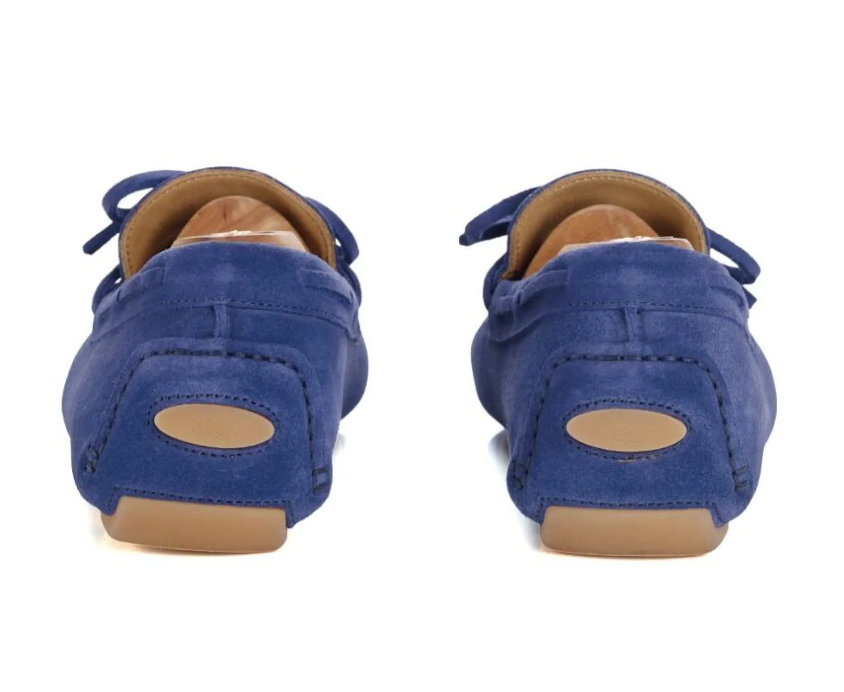 Bexley Moccasins | Ocean Blue Velvet Men'S Summer Loafers Deltona Ocean Blue Suede