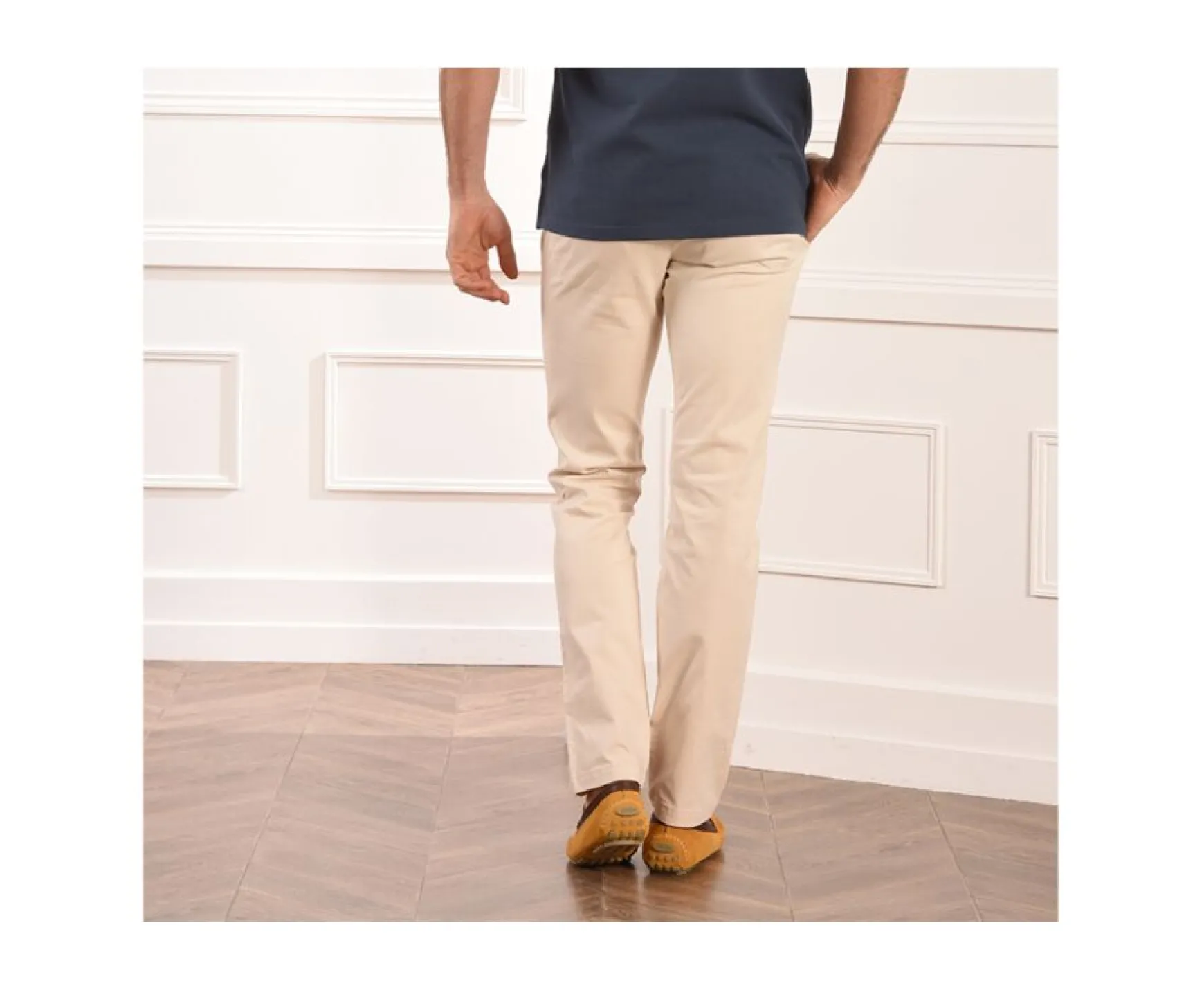 Bexley Adjusted Fit | Off White Men'S Chinos - Kyrk Unbleached