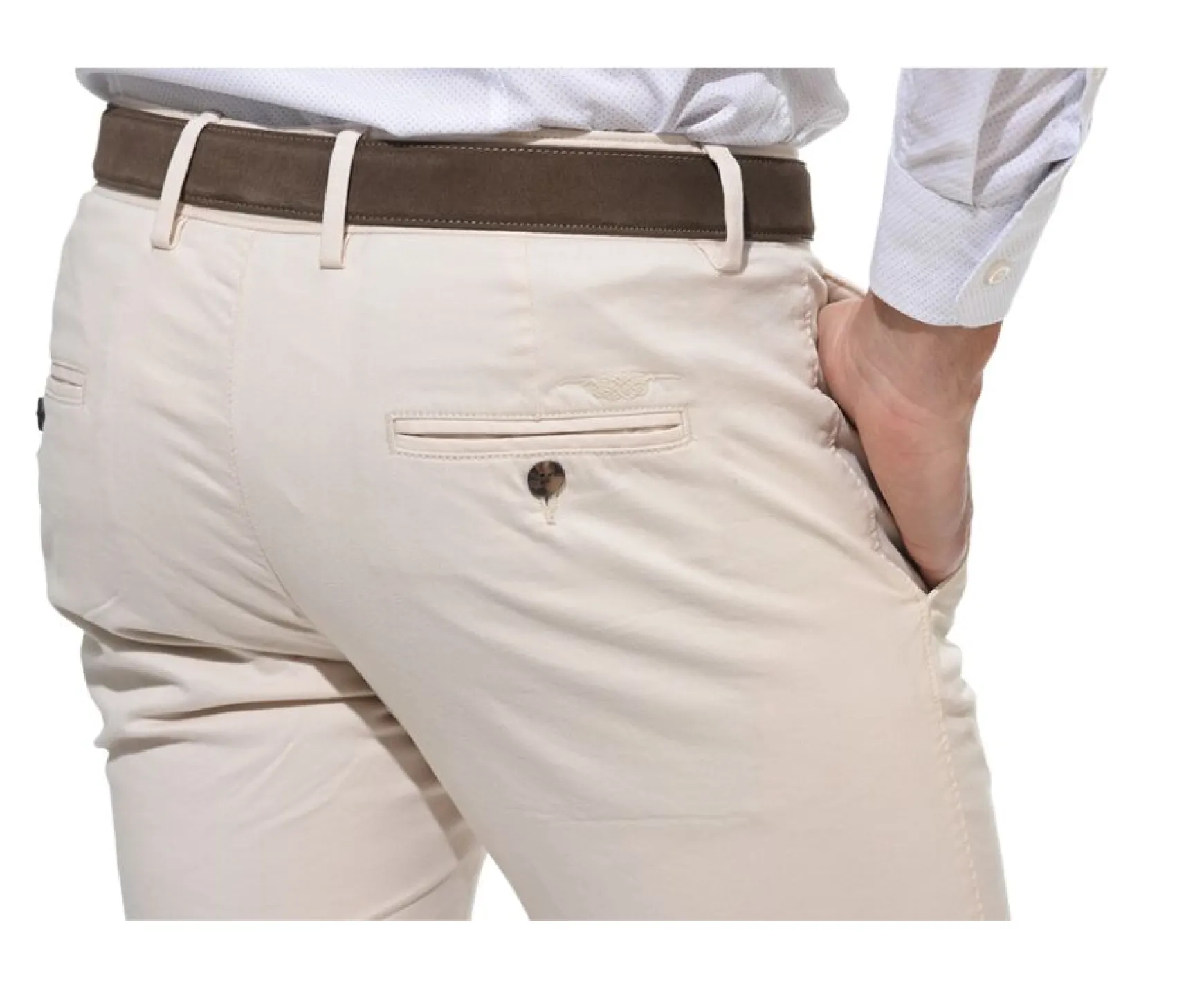 Bexley Adjusted Fit | Off White Men'S Chinos - Kyrk Unbleached