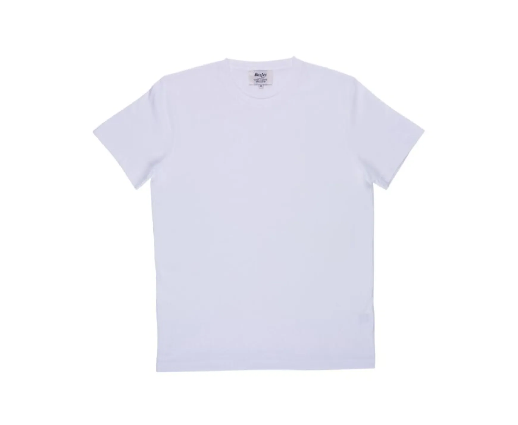Bexley | Organic Cotton Plain T-Shirt Edgar Iii White
