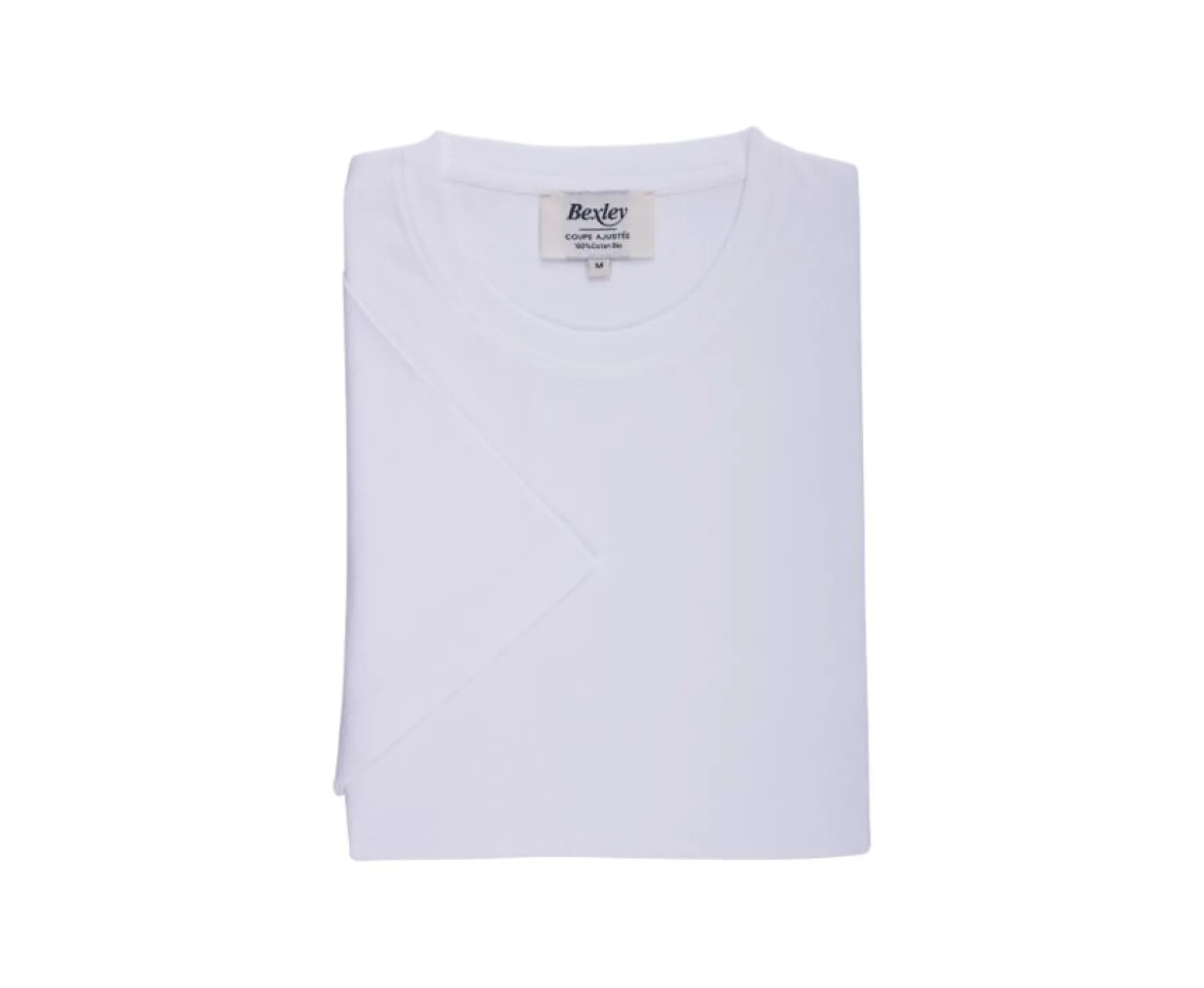 Bexley | Organic Cotton Plain T-Shirt Edgar Iii White