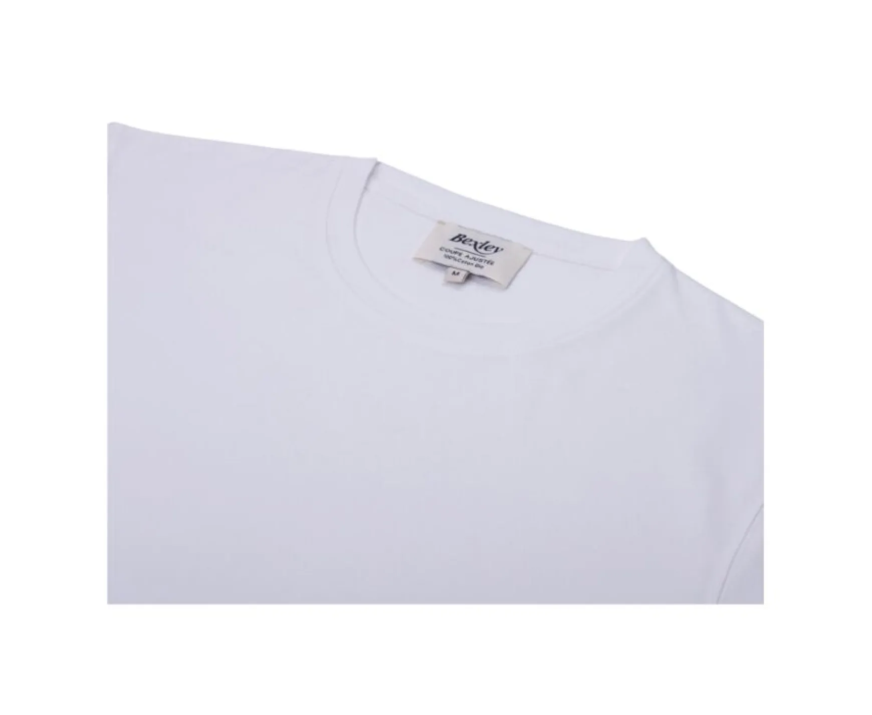 Bexley | Organic Cotton Plain T-Shirt Edgar Iii White