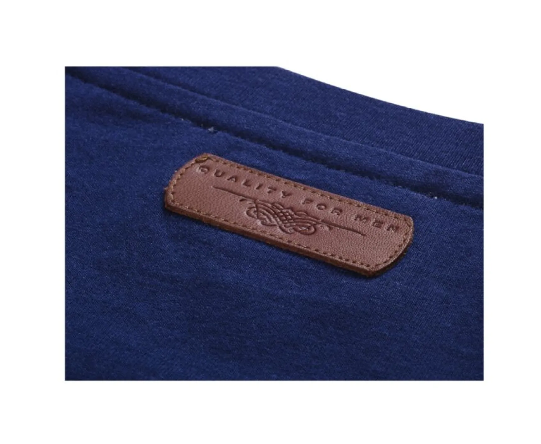 Bexley | Organic Cotton Plain T-Shirt Edgar Iii Navy