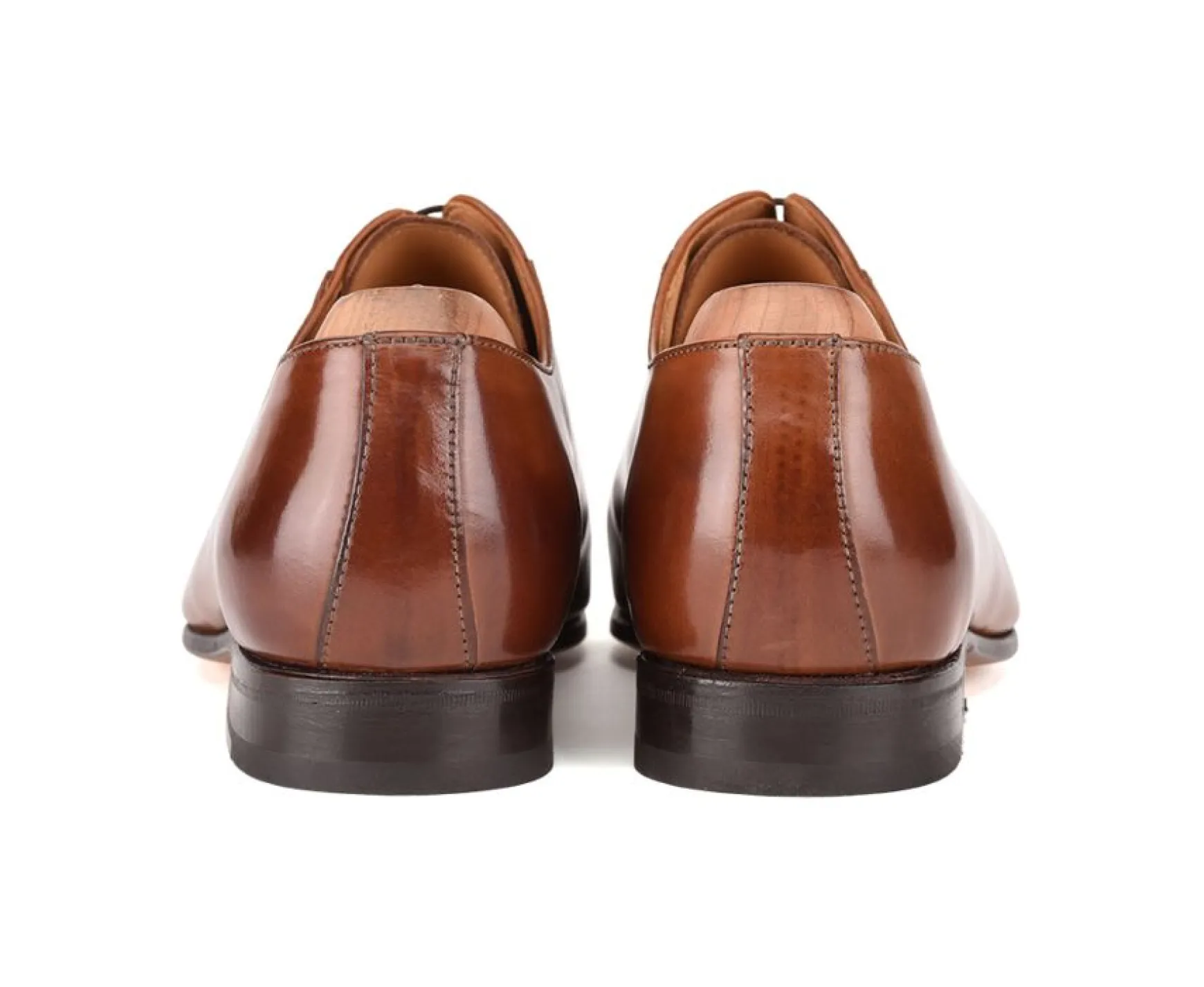 Bexley Comfort Shoes | Oxford Shoes - Leather Outsole Ringwood Patina Chestnut