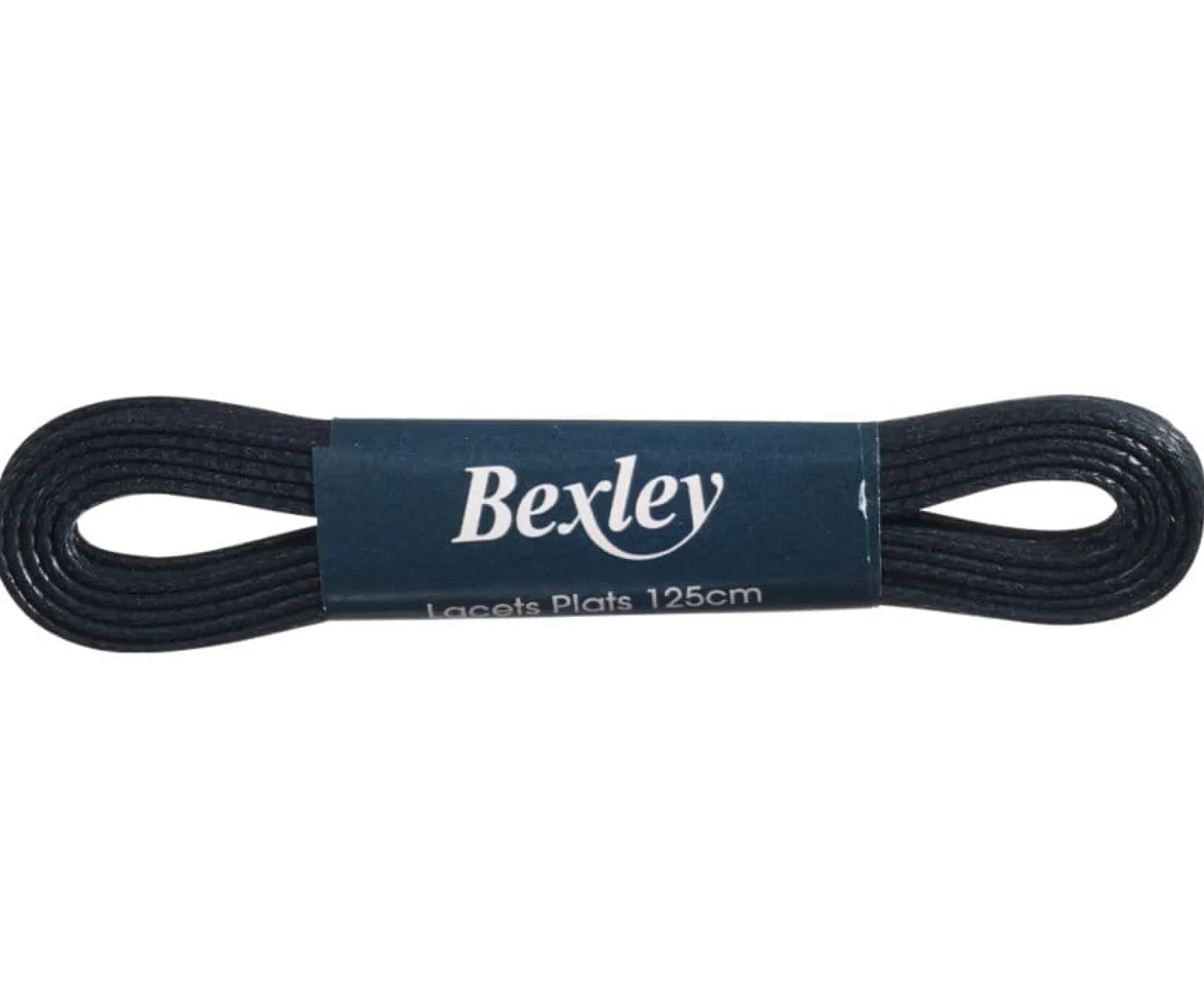Bexley | 2 Pairs Of Black Shoelaces For Men'S Trainers Blackblack With Black Waistband