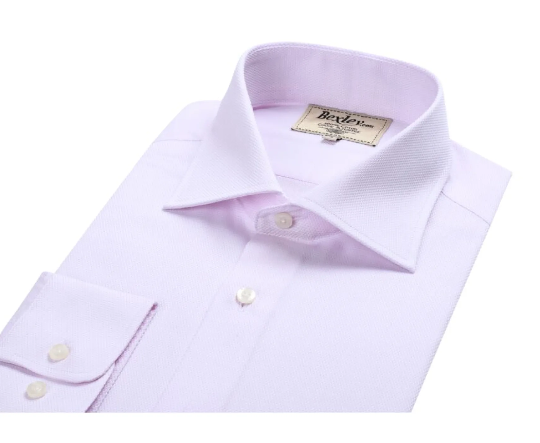 Bexley | Pink Oxford Shirt - Italian Collar Ernesto Light Pink