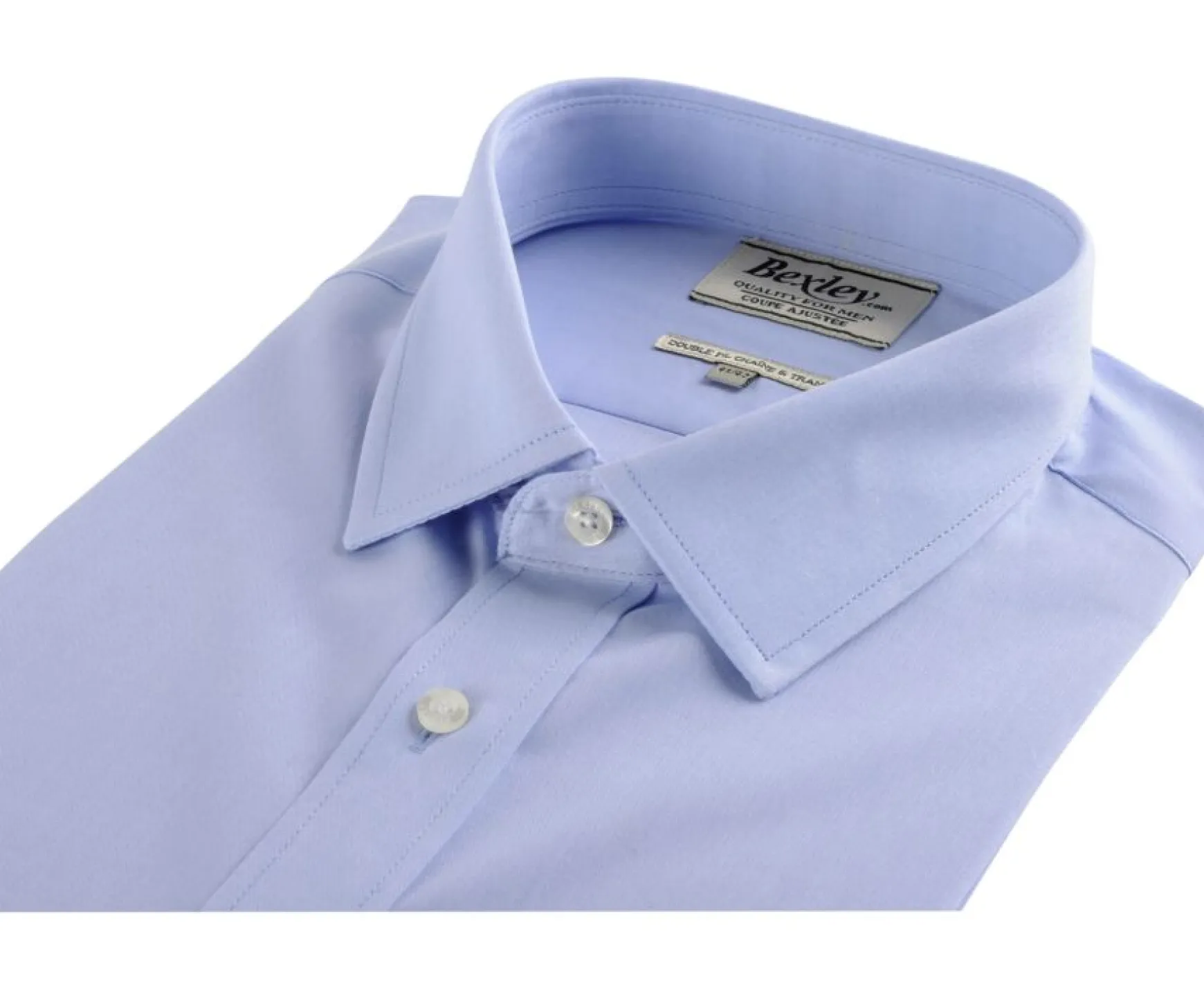 Bexley | Poplin Shirt Louis. Blue Sky