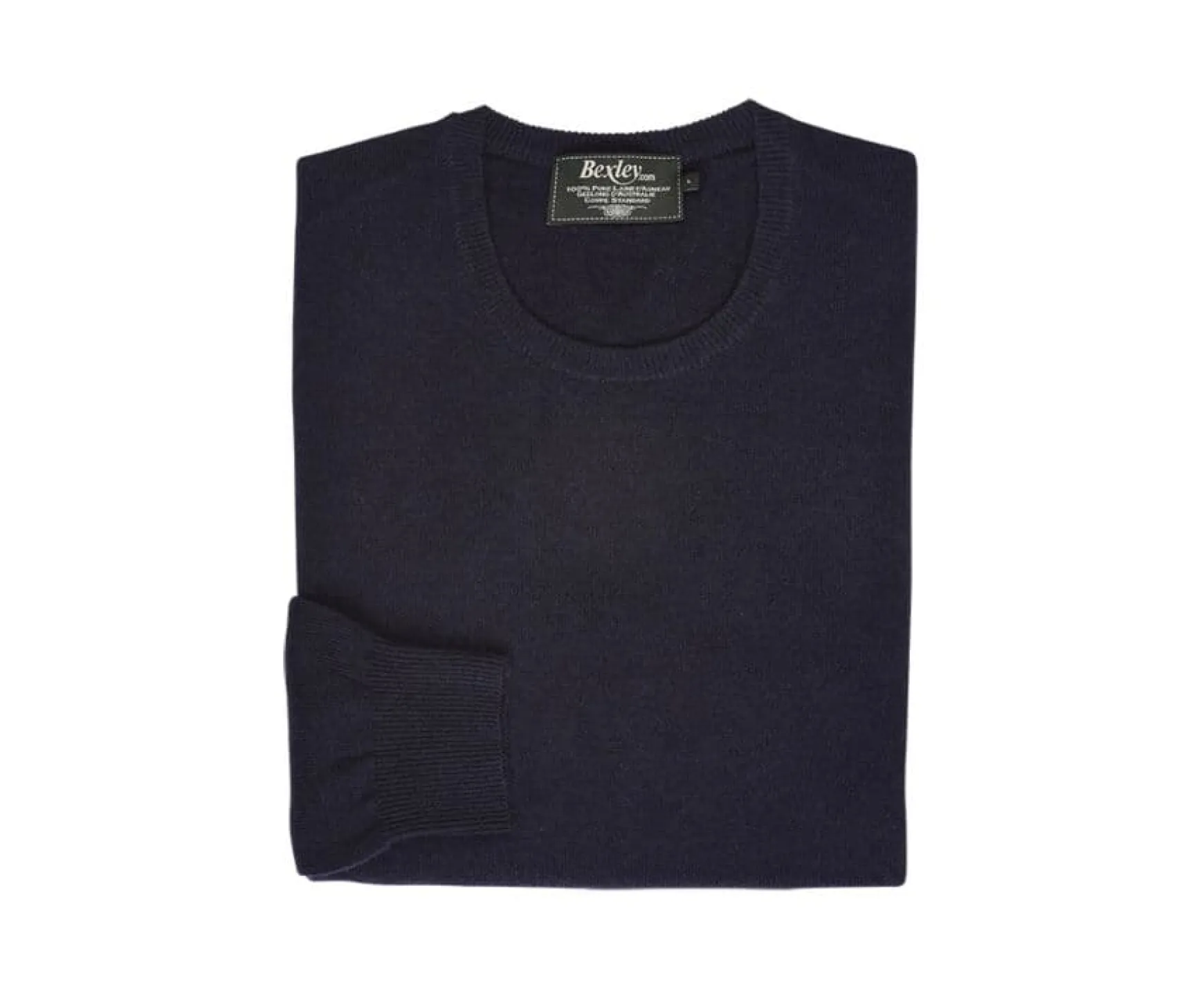 Bexley | Round-Neck Wool Jumper Conan Navy