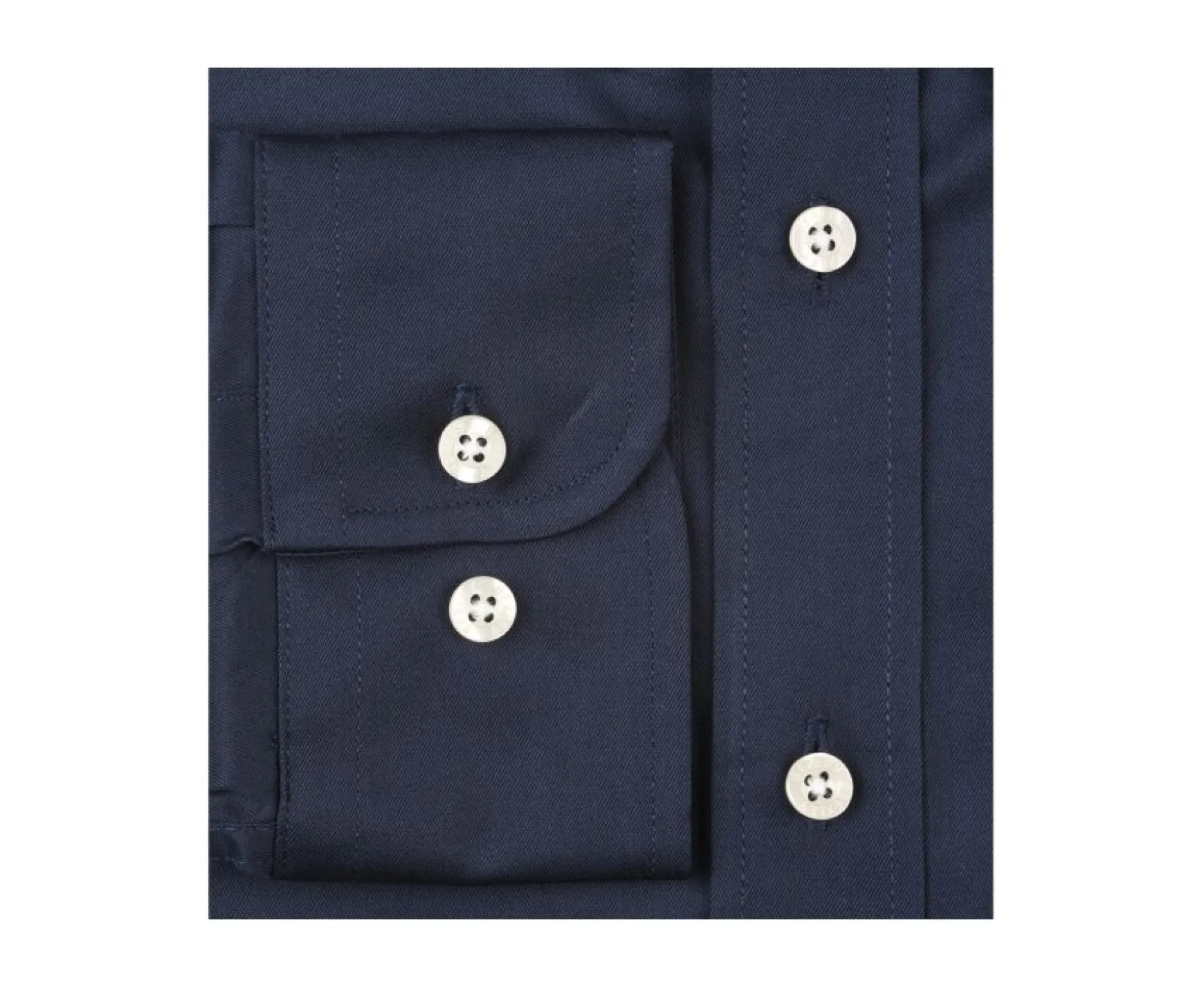Bexley | Shirt 100% Cotton - Button Down Collar Alvin Navy