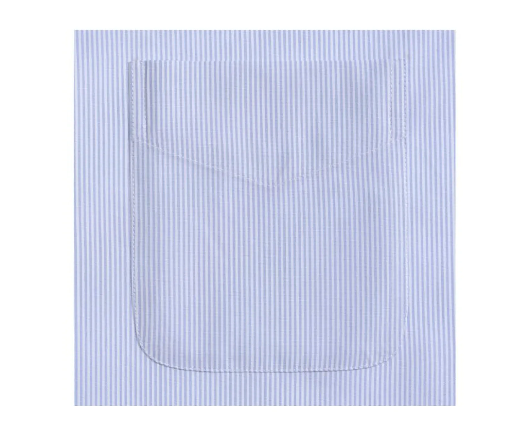 Bexley | Shirt With Thin Blue Stripes - Chest Pocket Augustin Light Blue And White