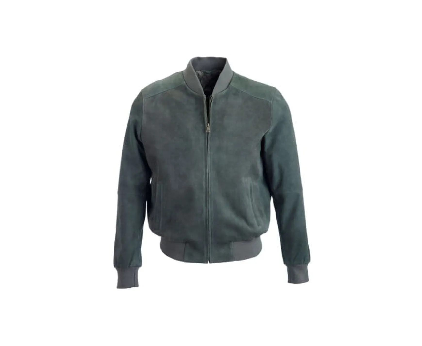 Bexley | Suede Leather Jacket Sean Ii Dark Green
