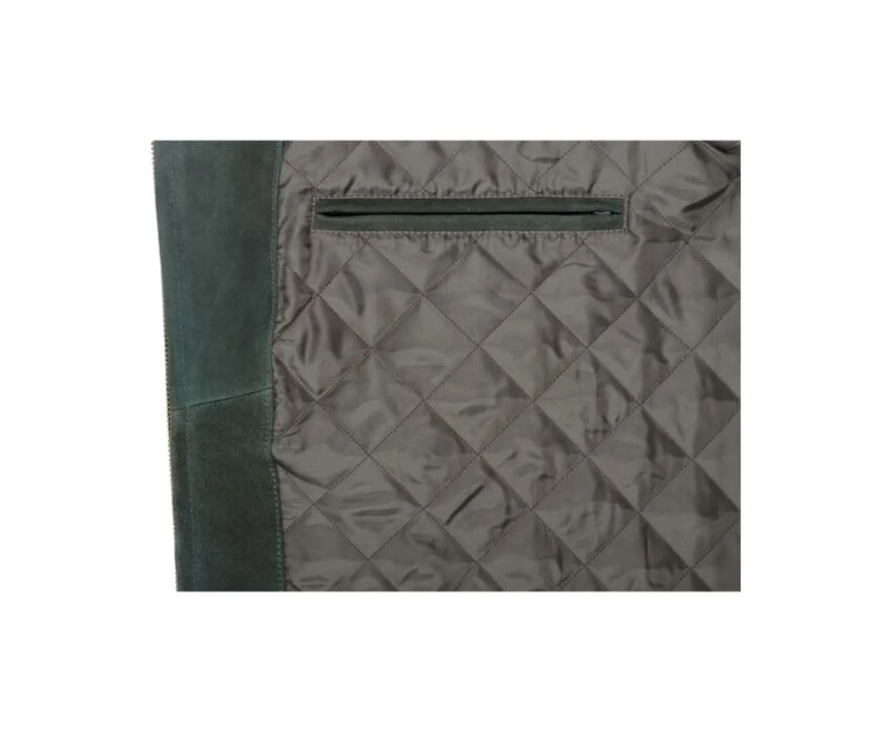 Bexley | Suede Leather Jacket Sean Ii Dark Green