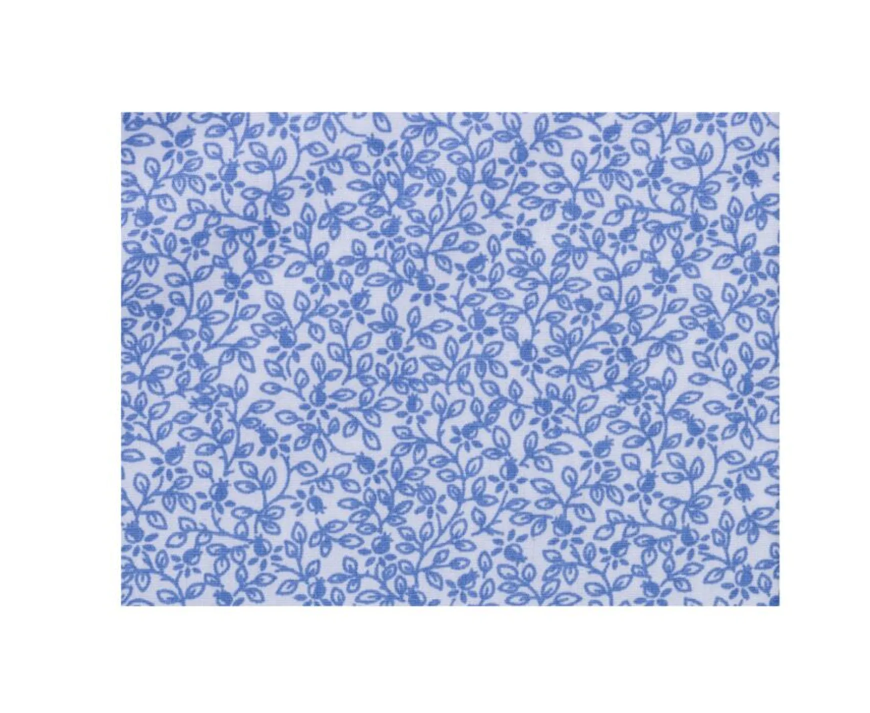 Bexley | White & Blue Printed Shirt Ulderic White And Blue