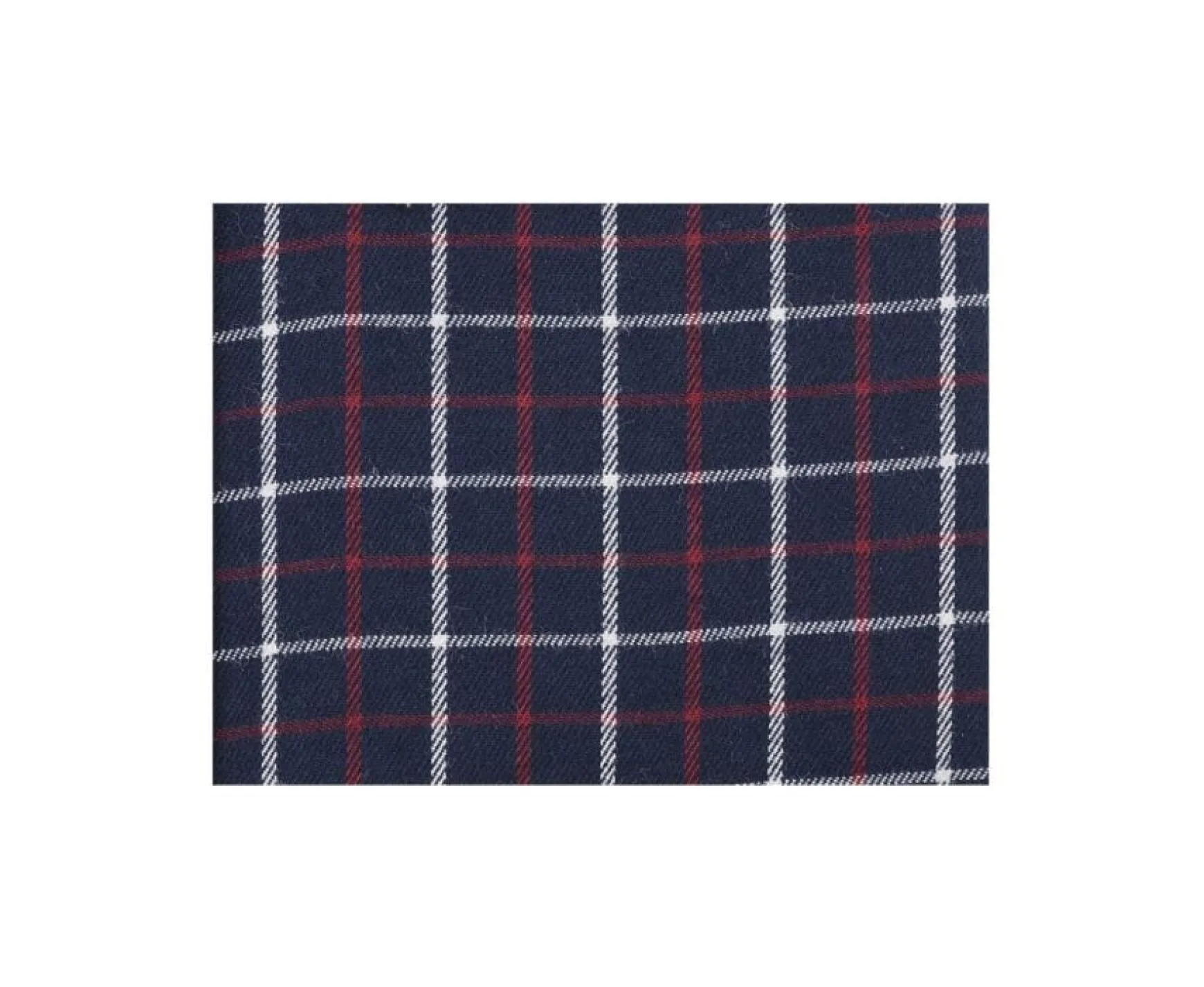 Bexley | White And Red Check Flannel Shirt Lindsay Navy Beige And Red