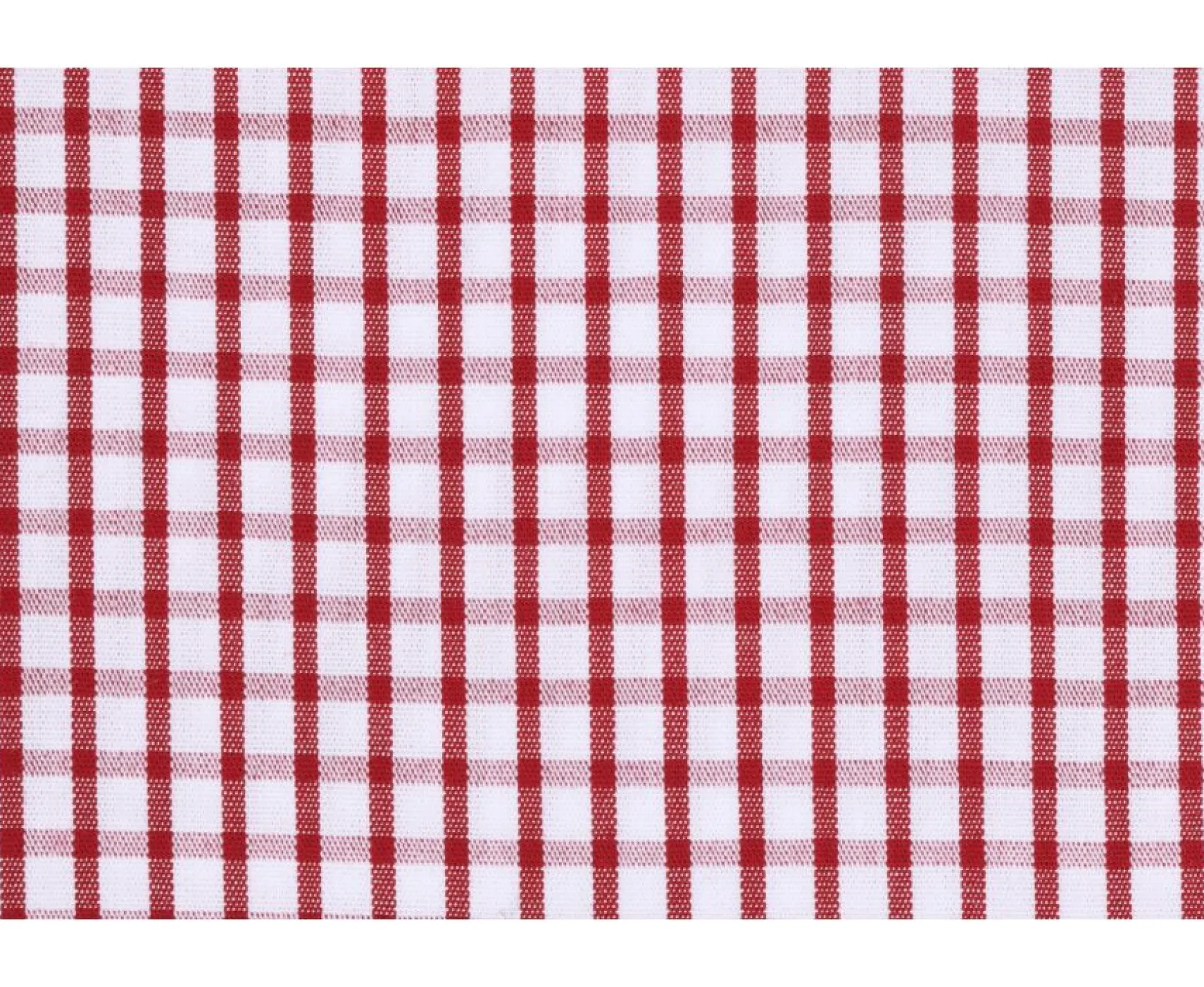 Bexley | White Cotton Shirt With Red Checks - Pocket Scott White And Red